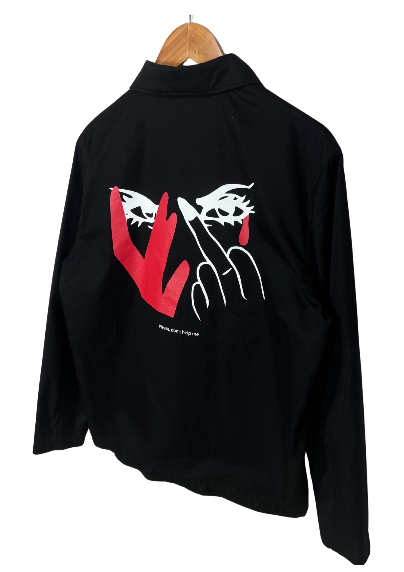 2018SS JOHN UNDERCOVER Please Don't Help Me Cotton Coach Jacket