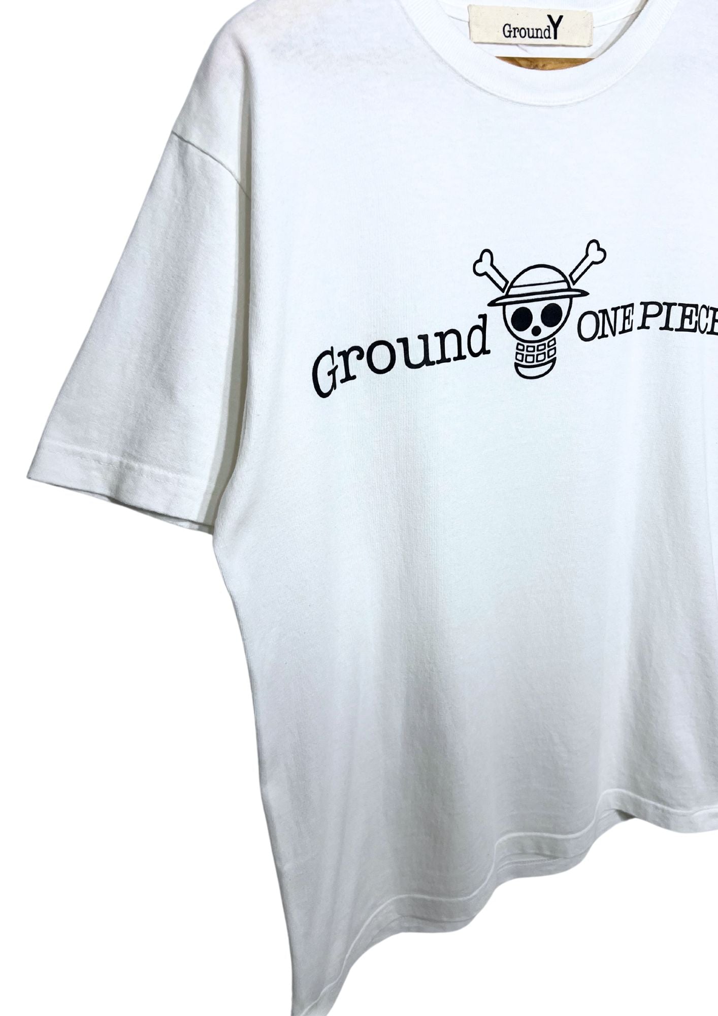 2019 One piece x Ground Y Yohji Yamamoto Logo T-shirt