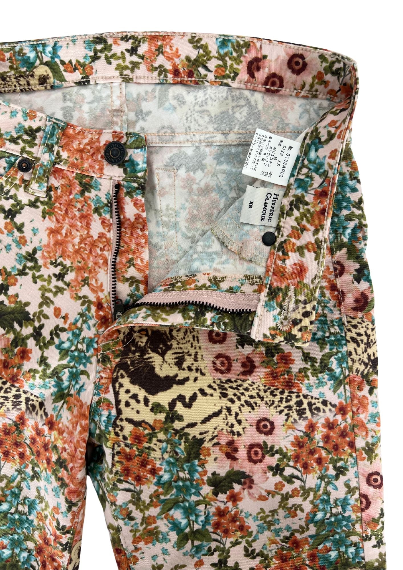 2000s HYSTERIC GLAMOUR 'Camo Leopard' Pants