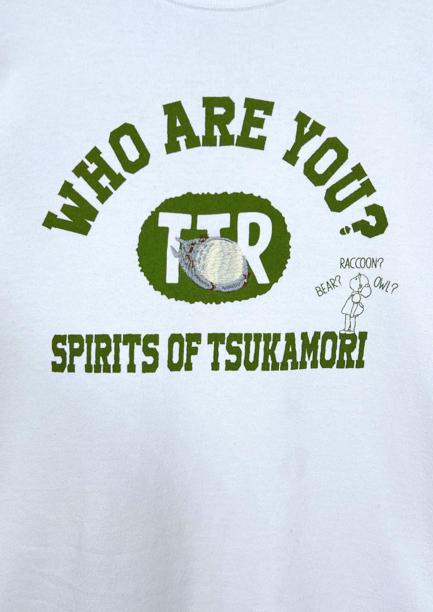 2019 My Neighbour Totoro x GBL 'Who Are You?' Embroidered T-shirt