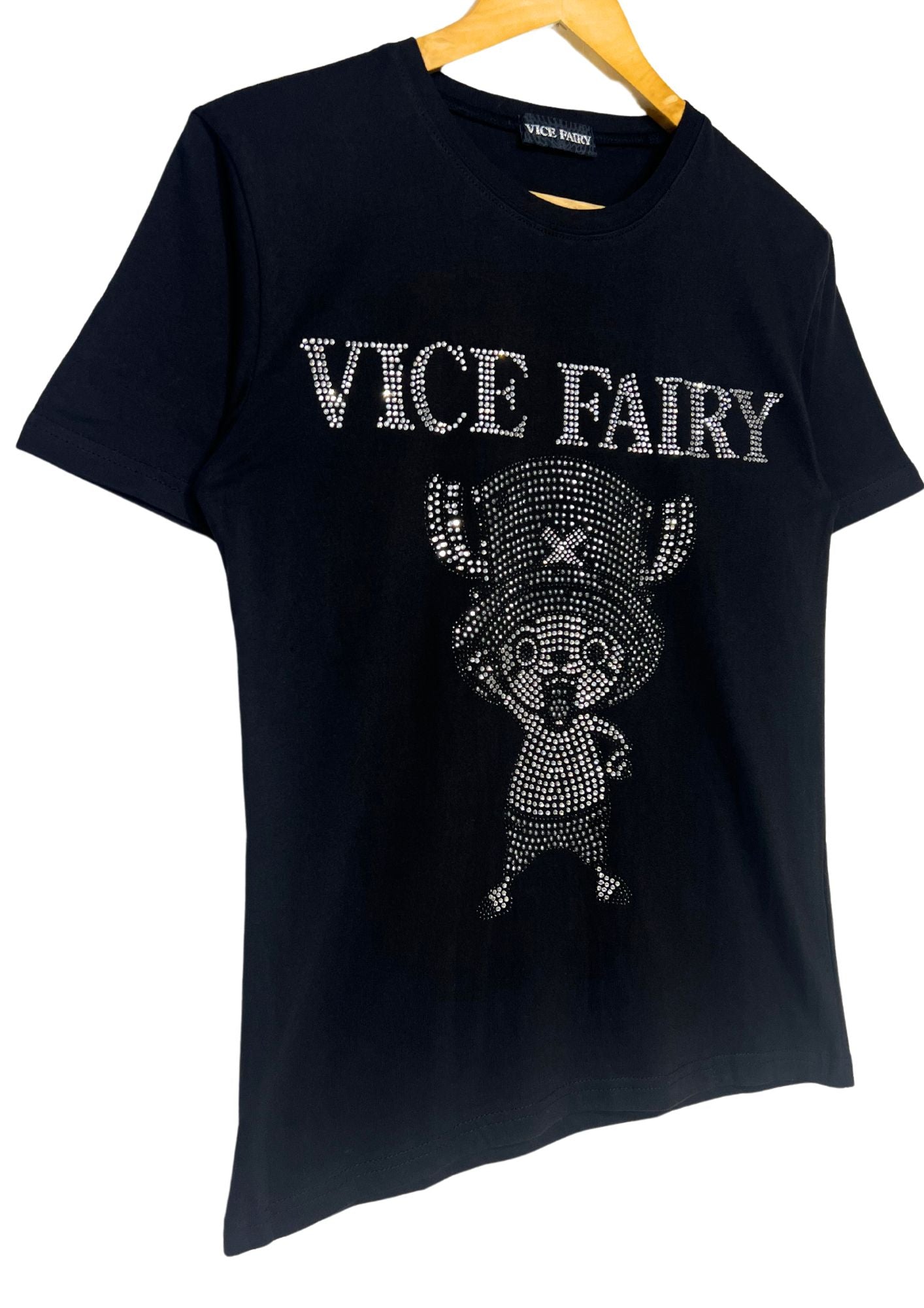2010 One Piece x VICE FAIRY Rhinestones Chopper T-shirt