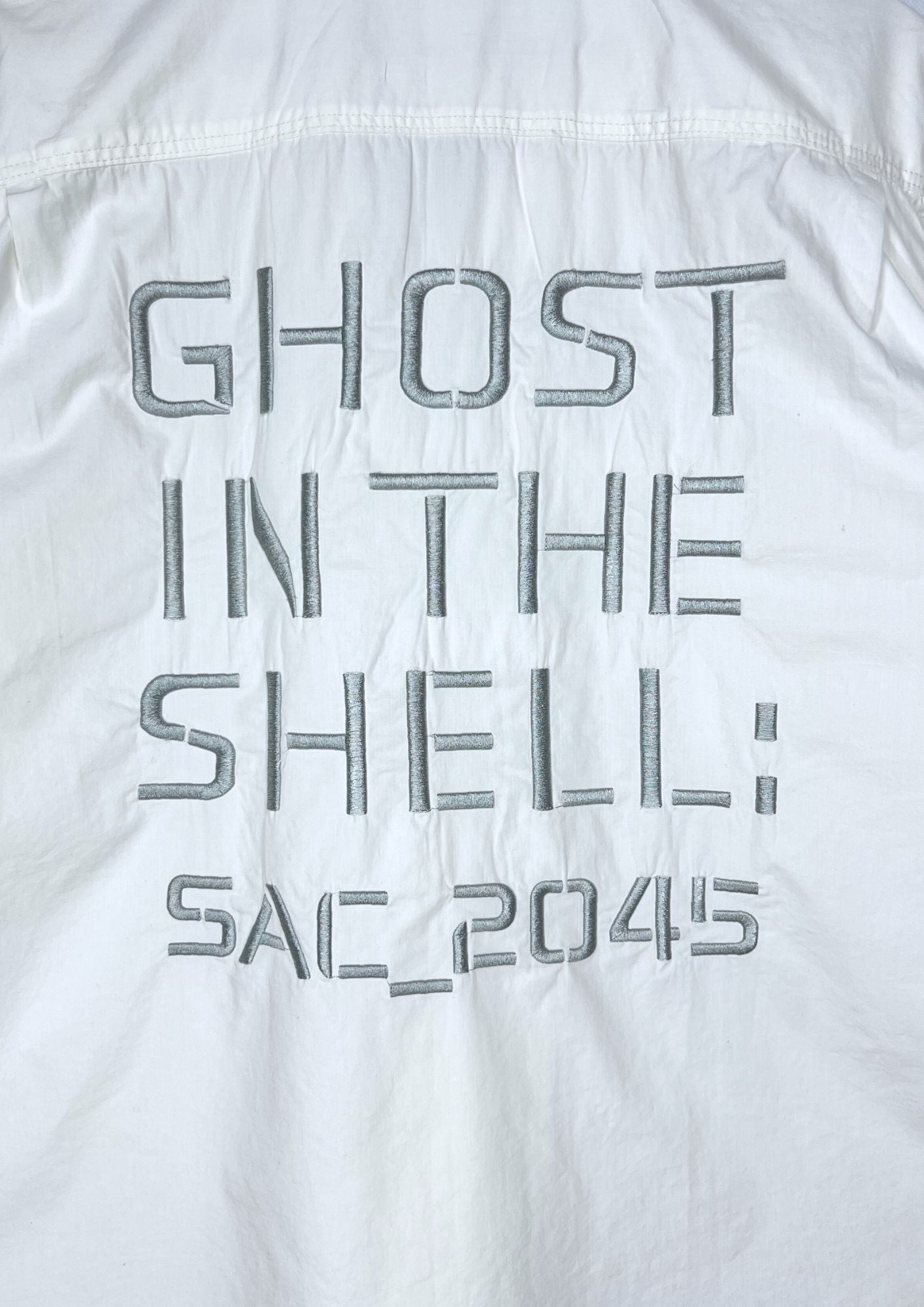 2020 Ghost in the Shell x GU Embroidered Military S/S Shirts