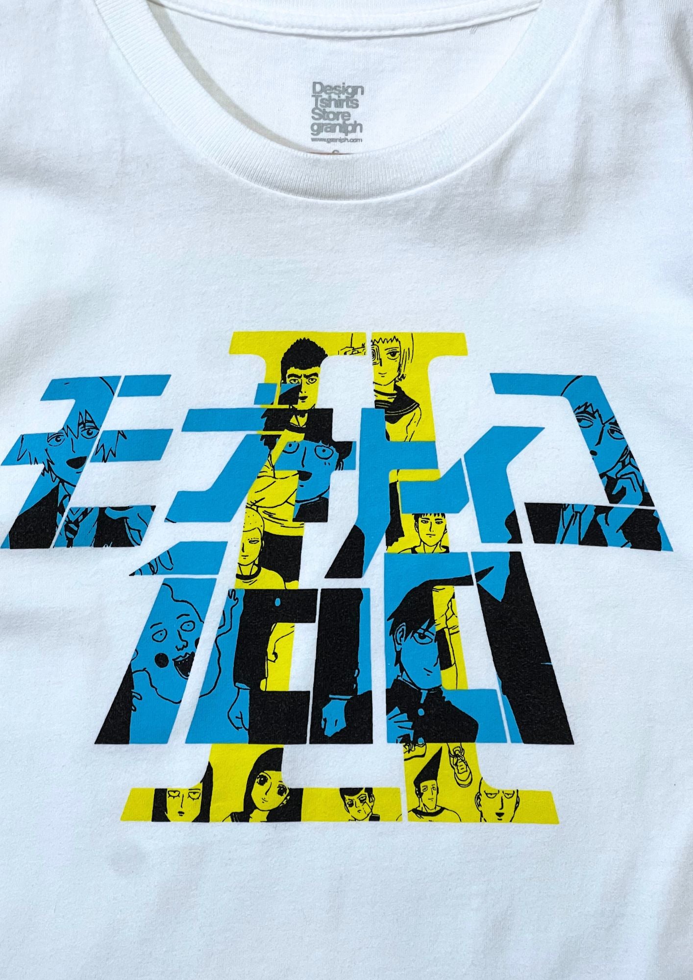 2019 Mob Psycho 100 II x graniph 'Logo' T-shirt (S)
