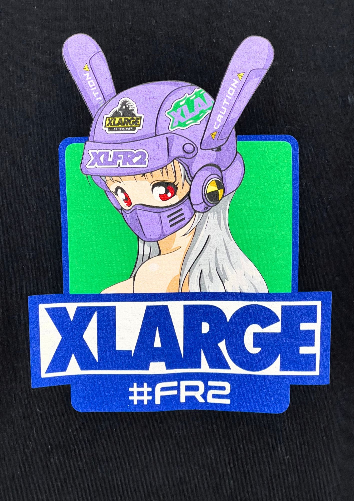 2021 X-Large x #FR2 Smoking Kills Bike Girl T-shirt