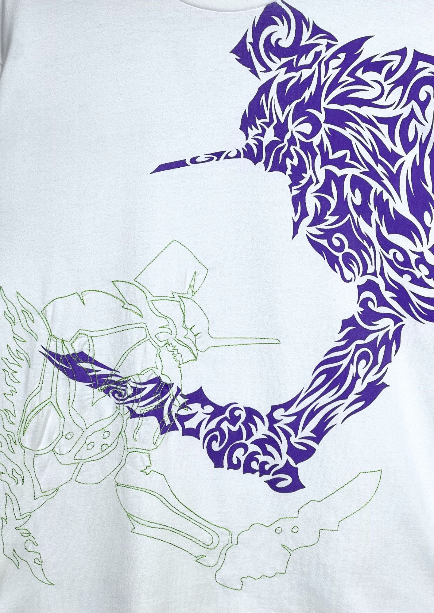2010s Neon Genesis Evangelion x Nishiki Embroidered Lilith T-shirt