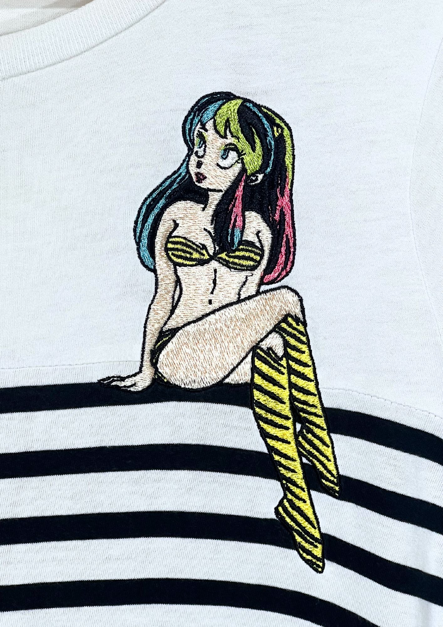 2016 Urusei Yatsura x Graniph Embroidered Lum T-shirt