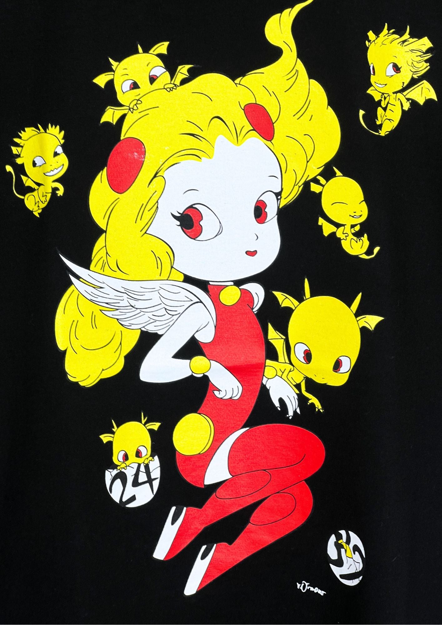 2014 Yoshitaka Amano 24 Hours Television 'Angel and Dragons' T-shirt (S-XS)