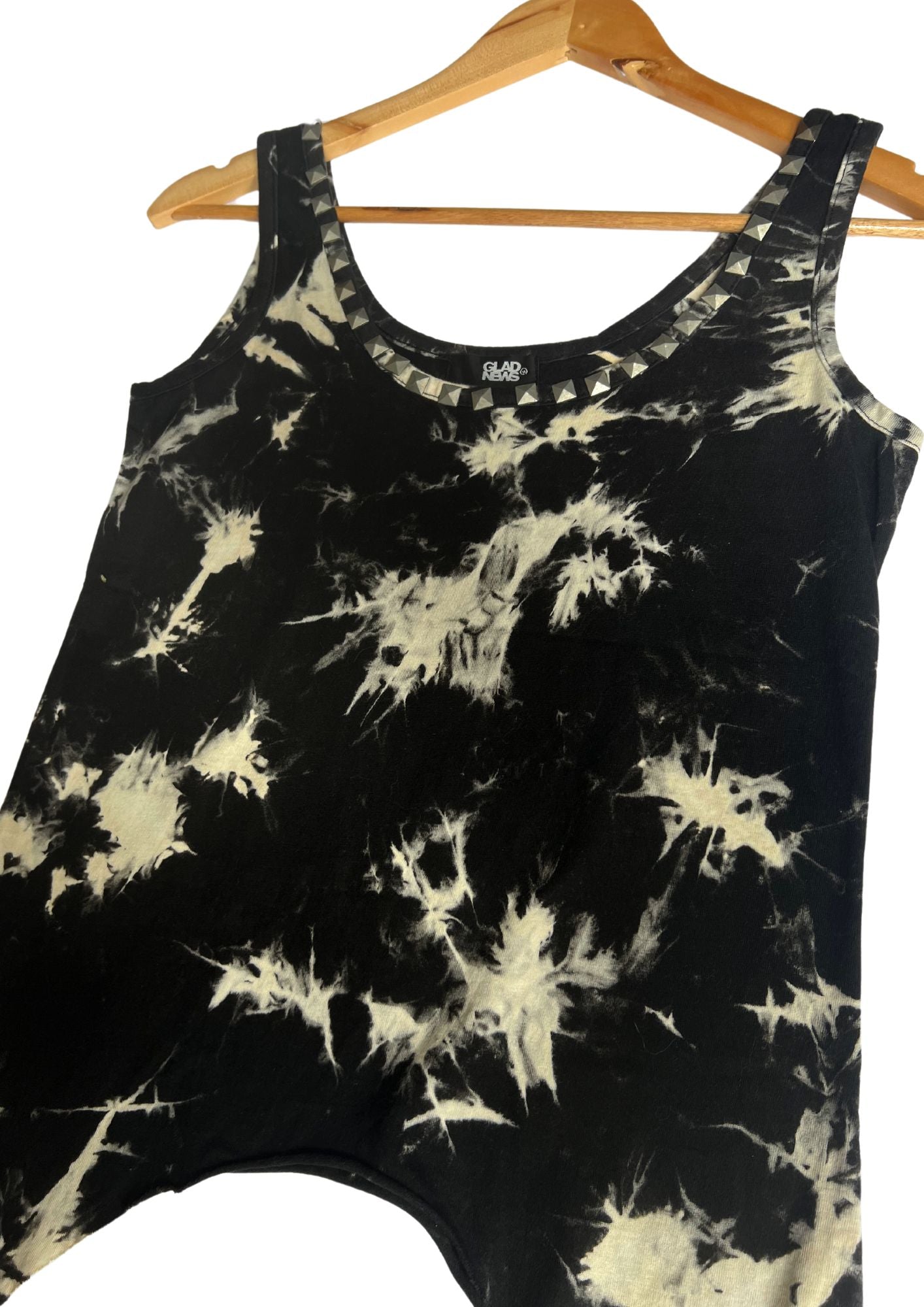 2000s GLAD NEWS Studs Tank Top (S)
