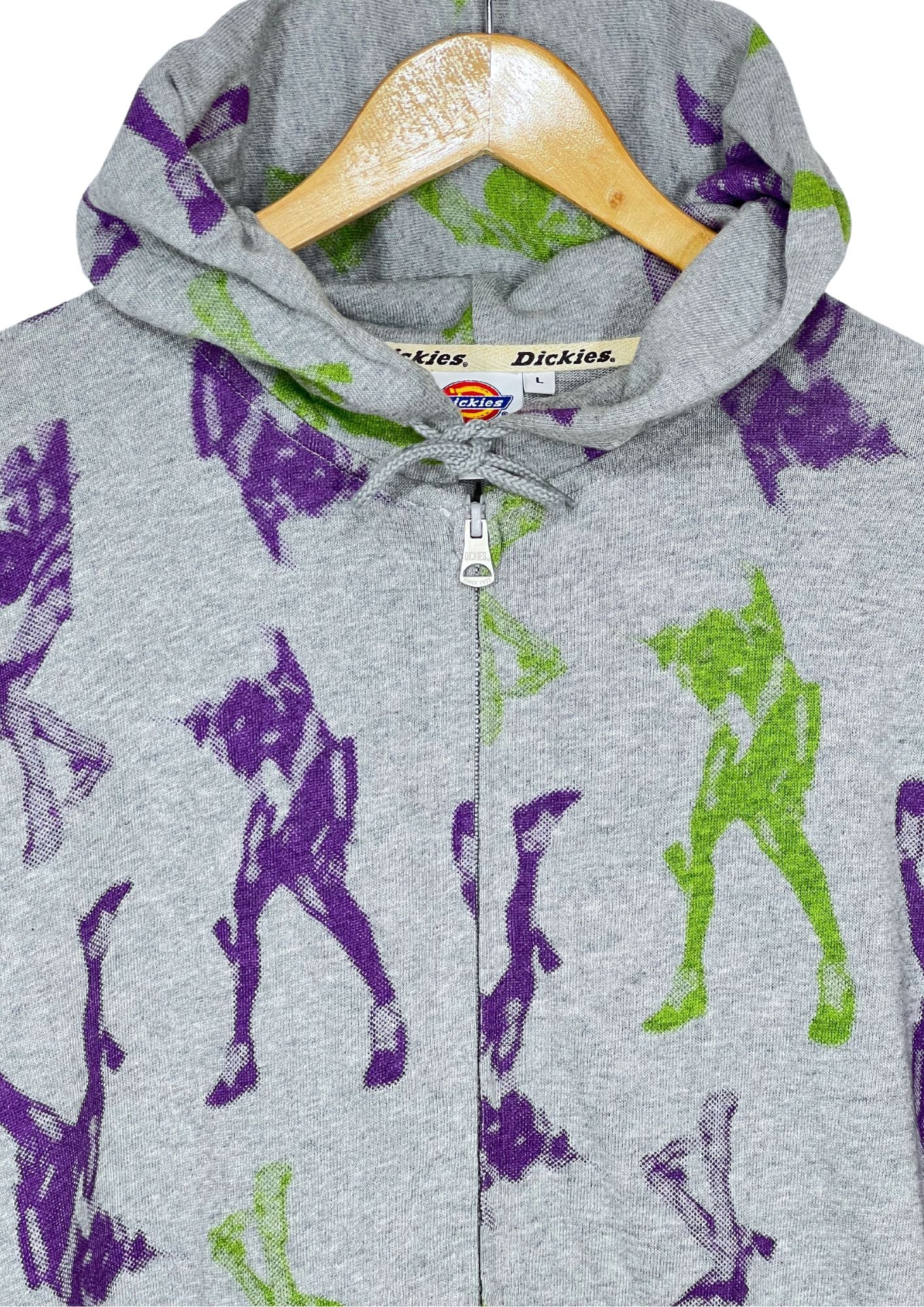 2017 Neon Genesis Evangelion x Dickies Unit-01 Zip-Up Hoodie