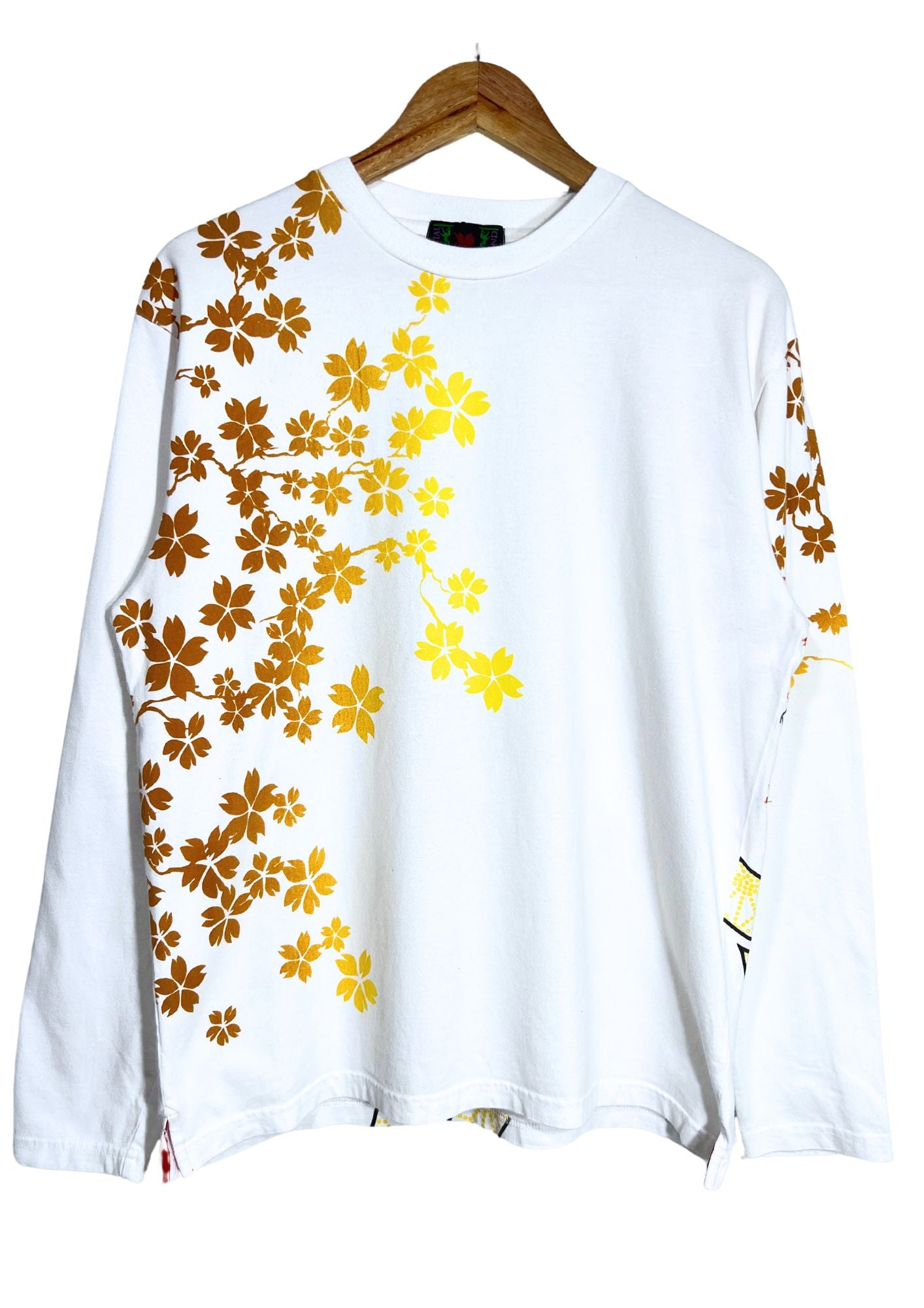 2010s Neon Genesis Evangelion x NISHIKI 'Asuka Autum Leaves' Embroidered L/S Shirts