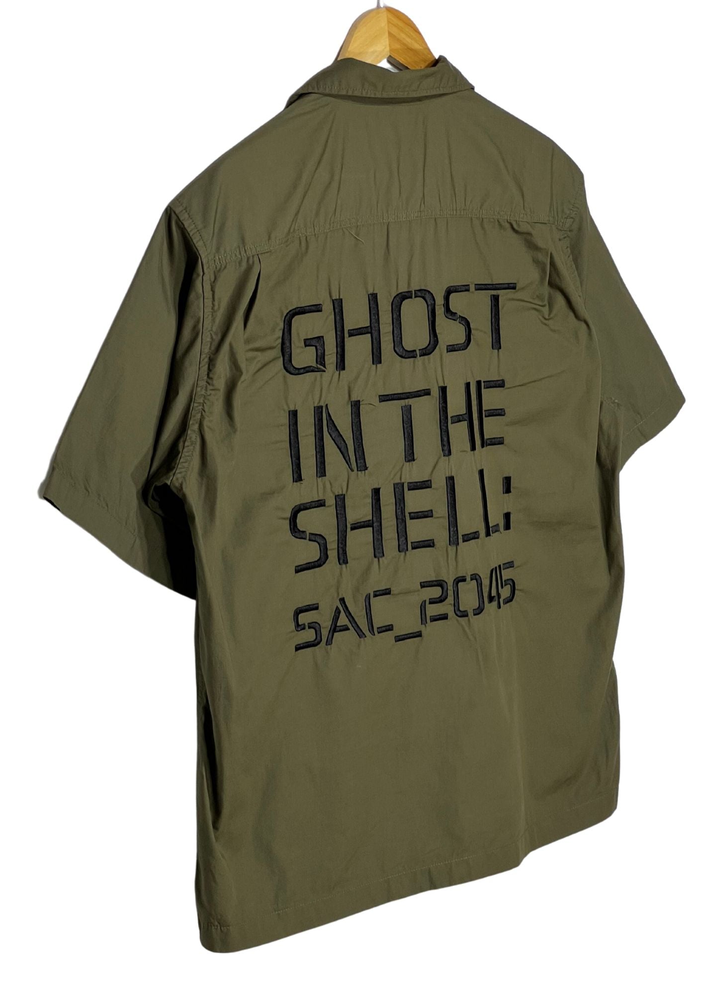 2020 Ghost in the Shell x GU Embroidered Military S/S Shirts