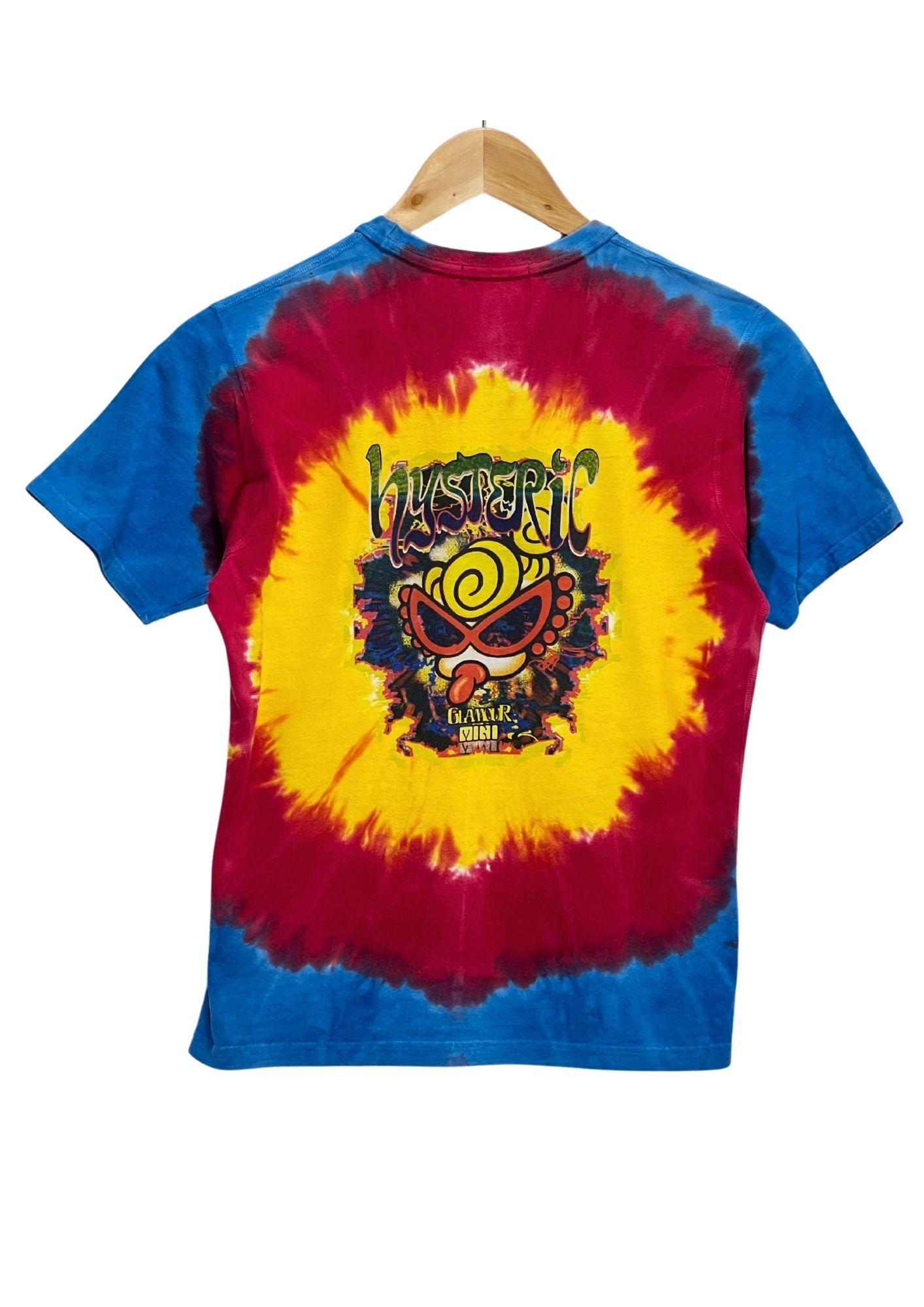 Y2K HYSTERIC MINI by HYSTERIC GLAMOUR Tie Dye Baby Tee (Ladies M)