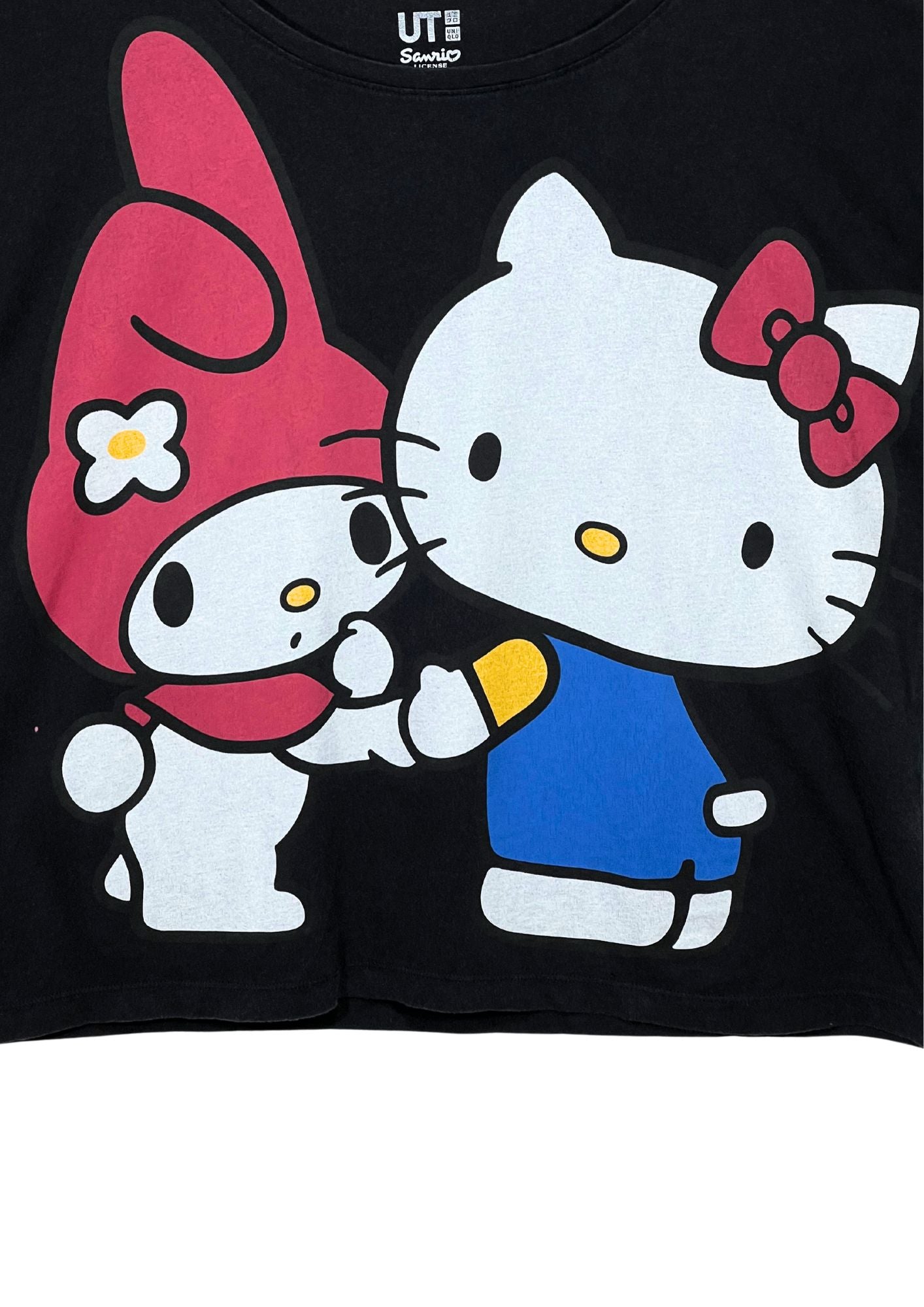2010s Hello Kitty x UT 'Hello Kitty and My Melody' Oversize Boxy T-shirt (Ladies M-XL)