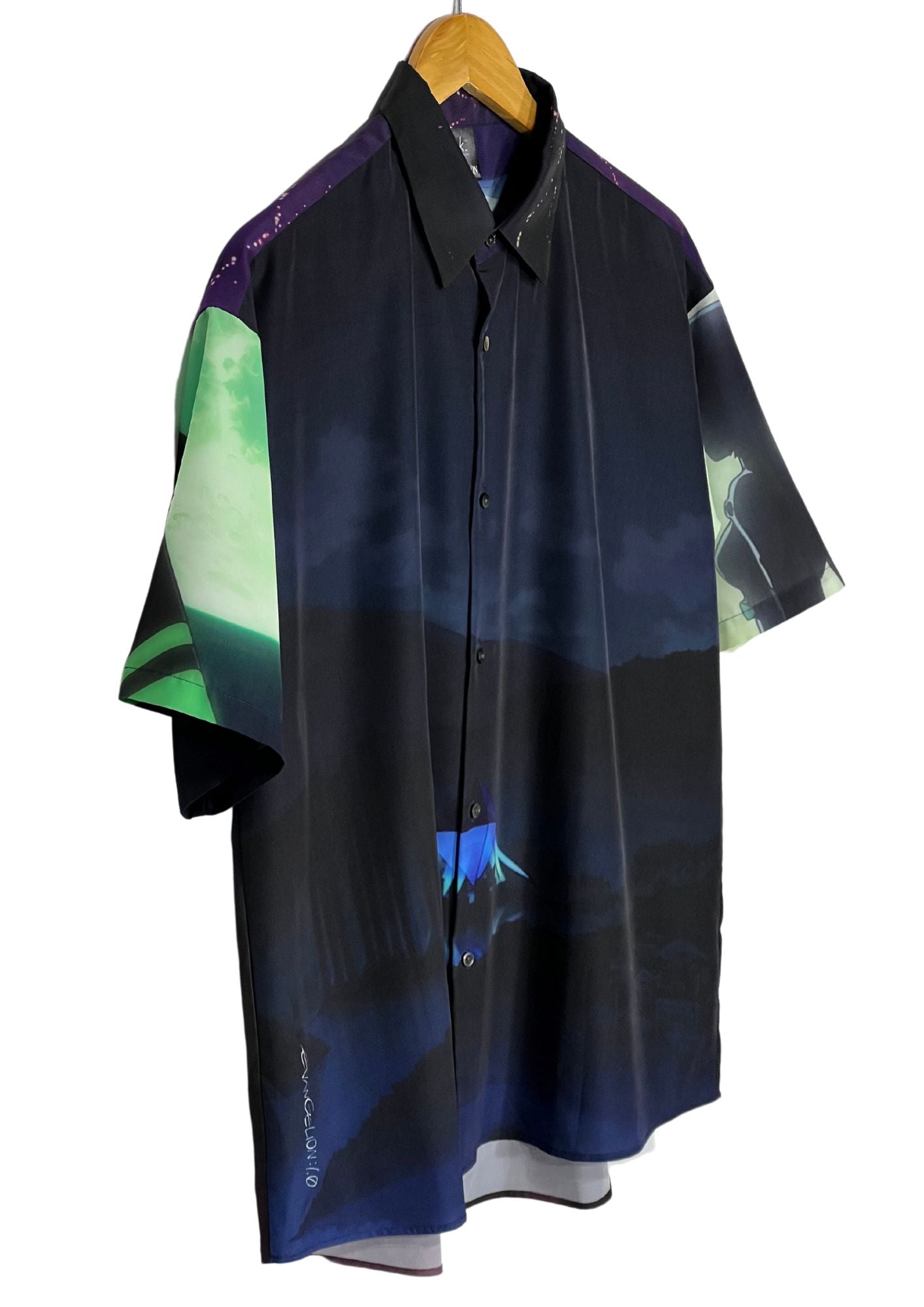 2020 Neon Genesis Evangelion x tk Takeo Kikuchi Tokyo III District Button-Up S/S Shirts