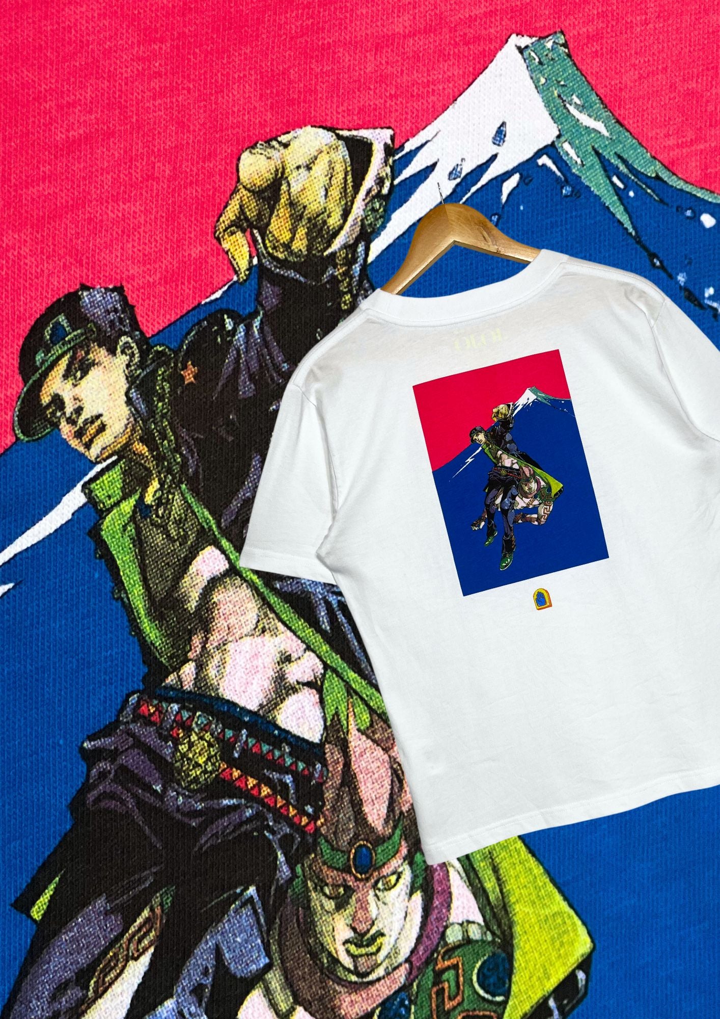 2017 JoJo's Bizarre Adventure x Hirohiko Araki 2017 Exhibition Tokyo Jotaro Mt Fuji T-shirt