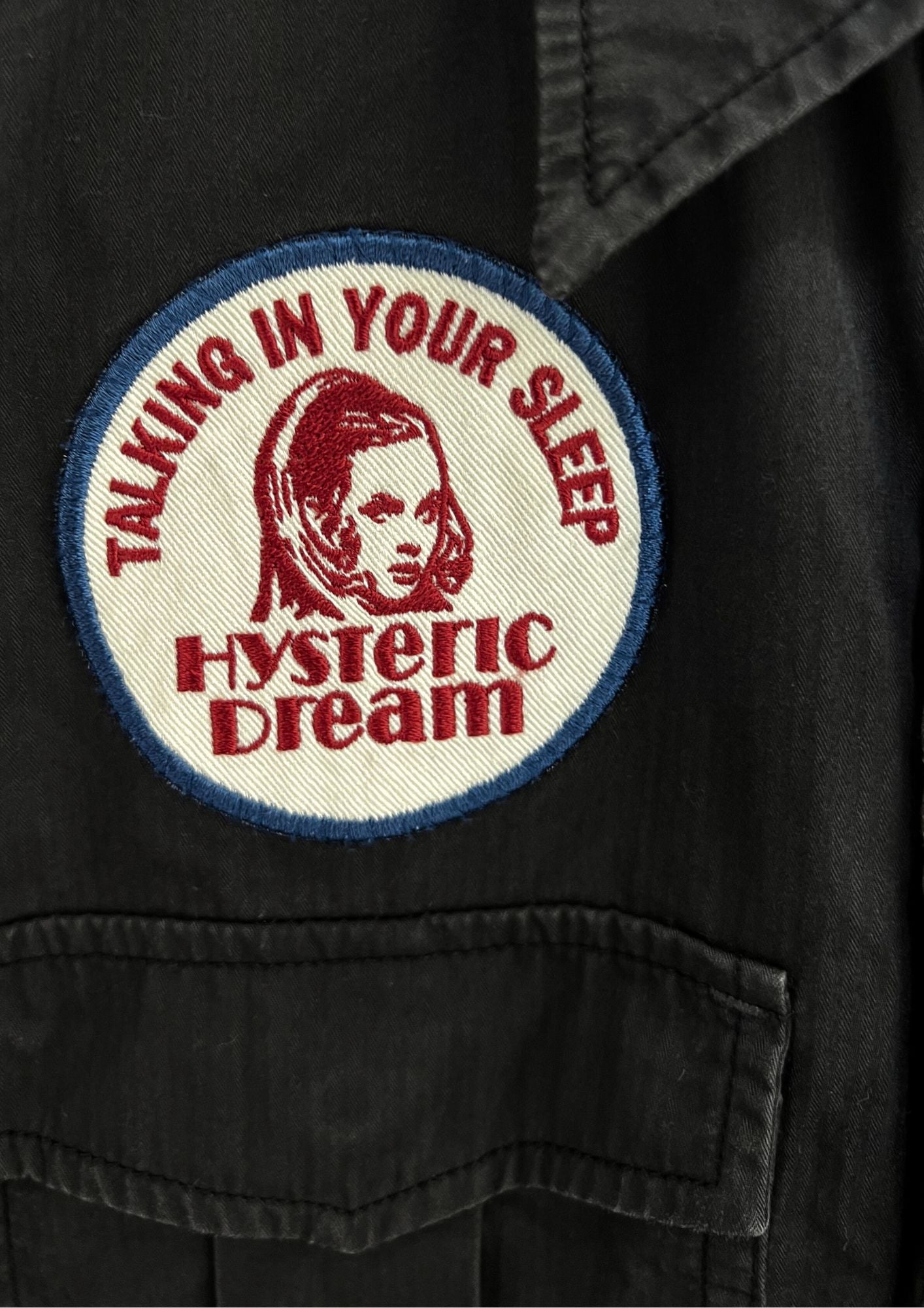 2013 HYSTERIC GLAMOUR 'Hysteric Dream' Patch L/S Button-Up Shirts (S)