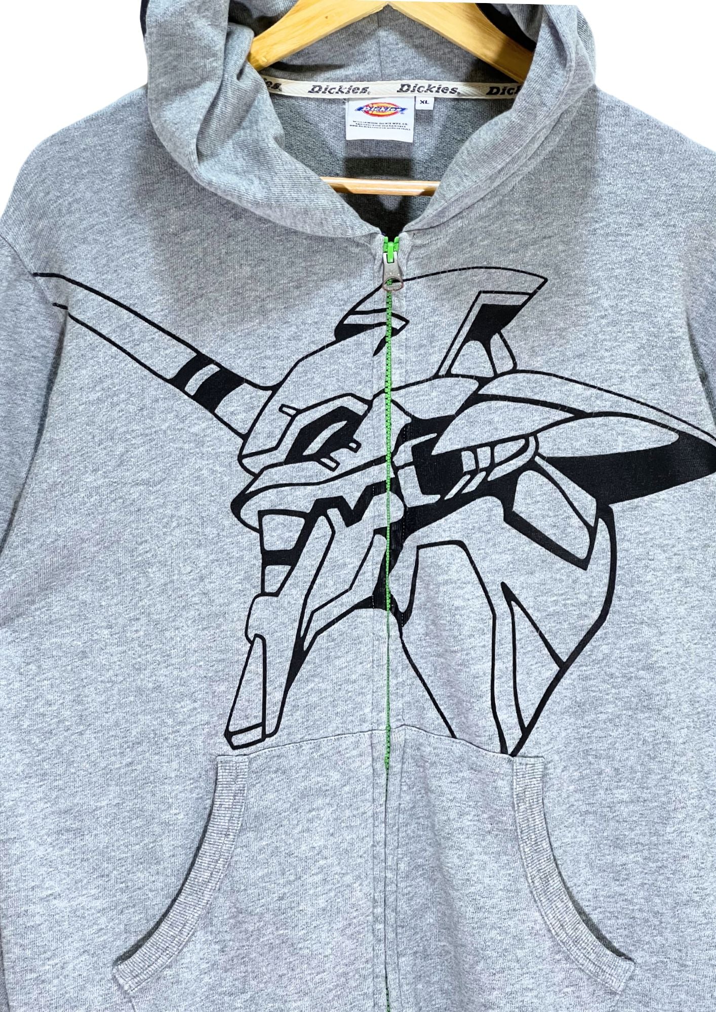 2017 Neon Genesis Evangelion x Dickies 'EVA 01' Zip-Up Hoodie (L)