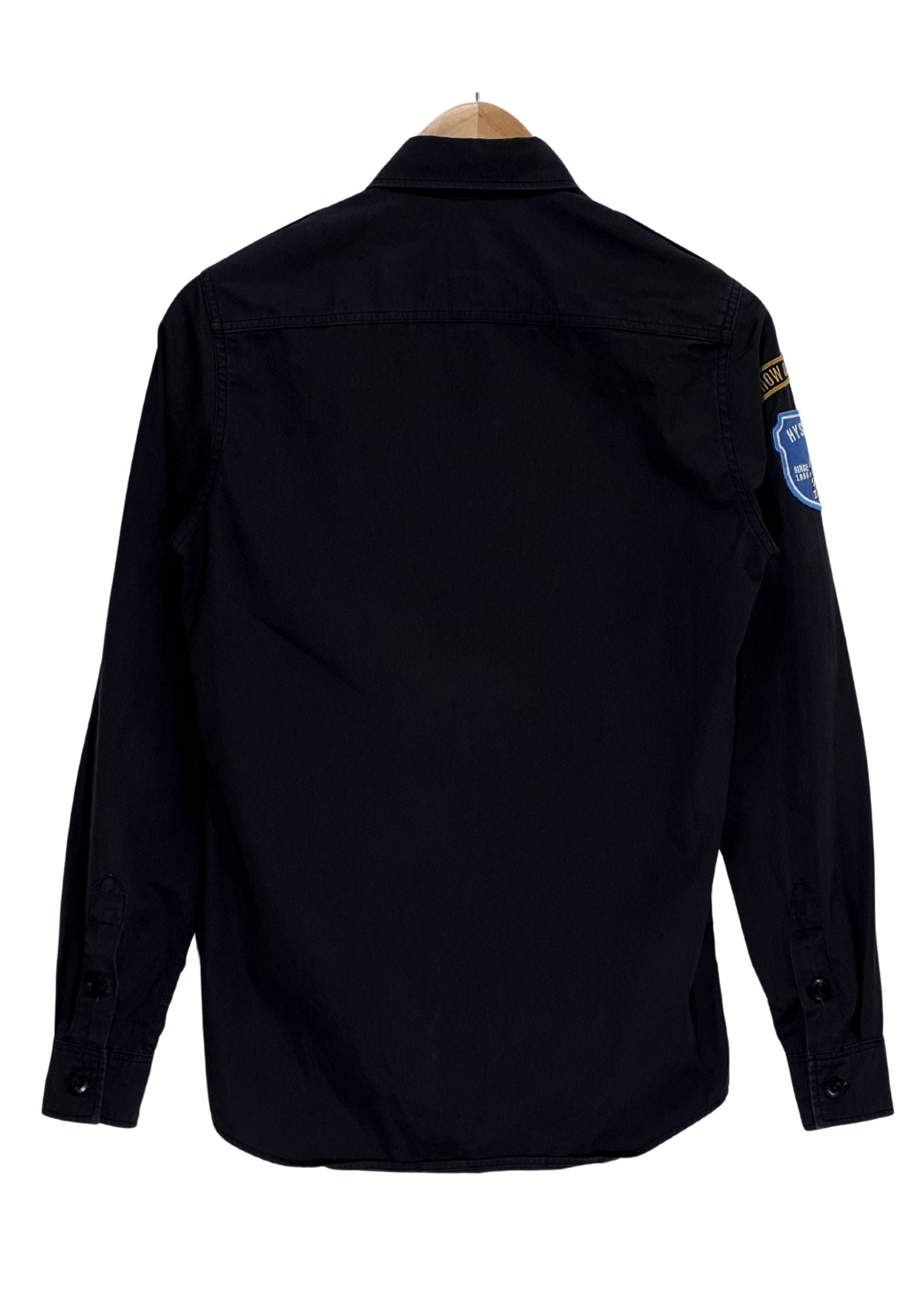 2013 HYSTERIC GLAMOUR 'Hysteric Dream' Patch L/S Button-Up Shirts (S)