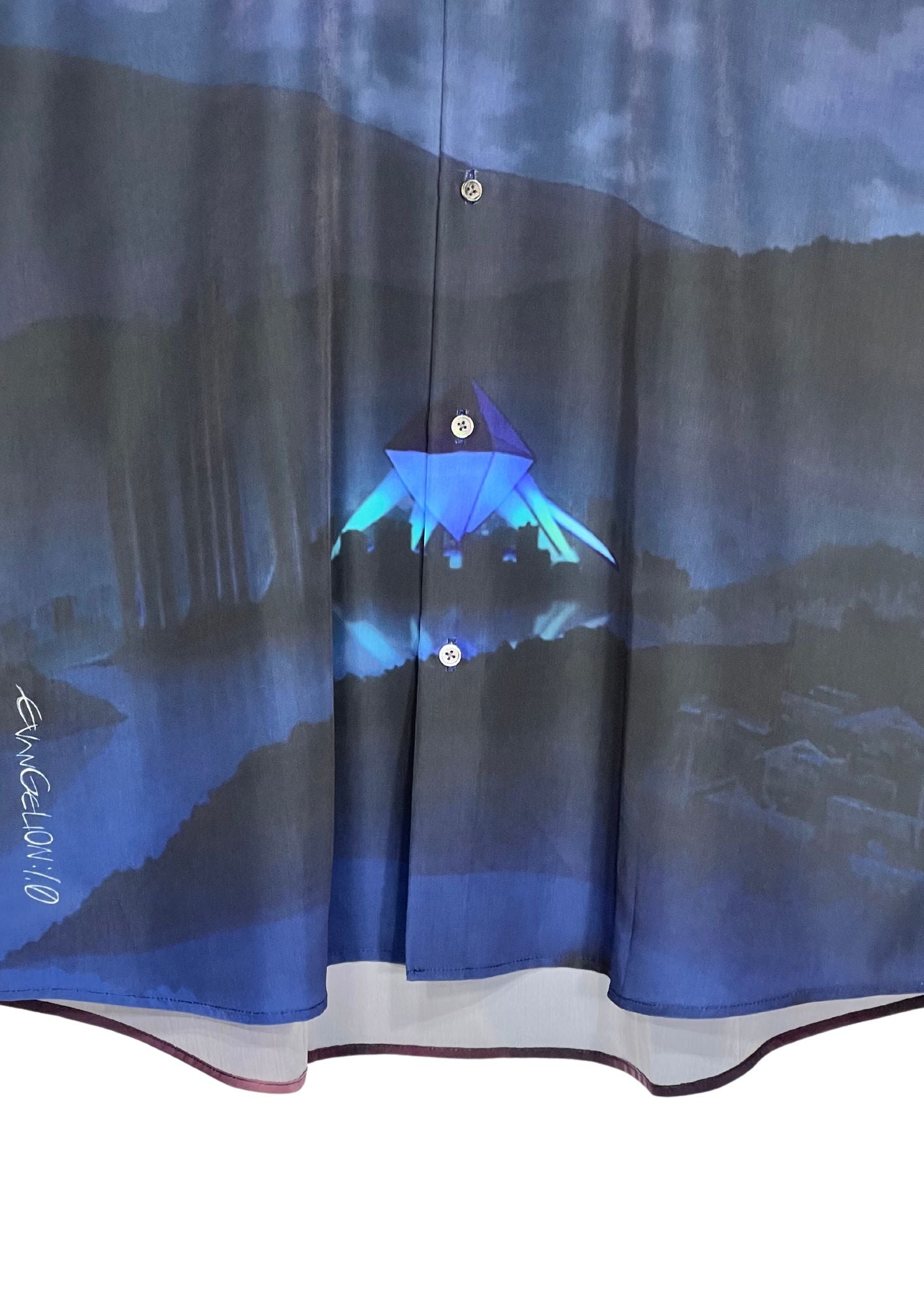 2020 Neon Genesis Evangelion x tk Takeo Kikuchi Tokyo III District Button-Up S/S Shirts