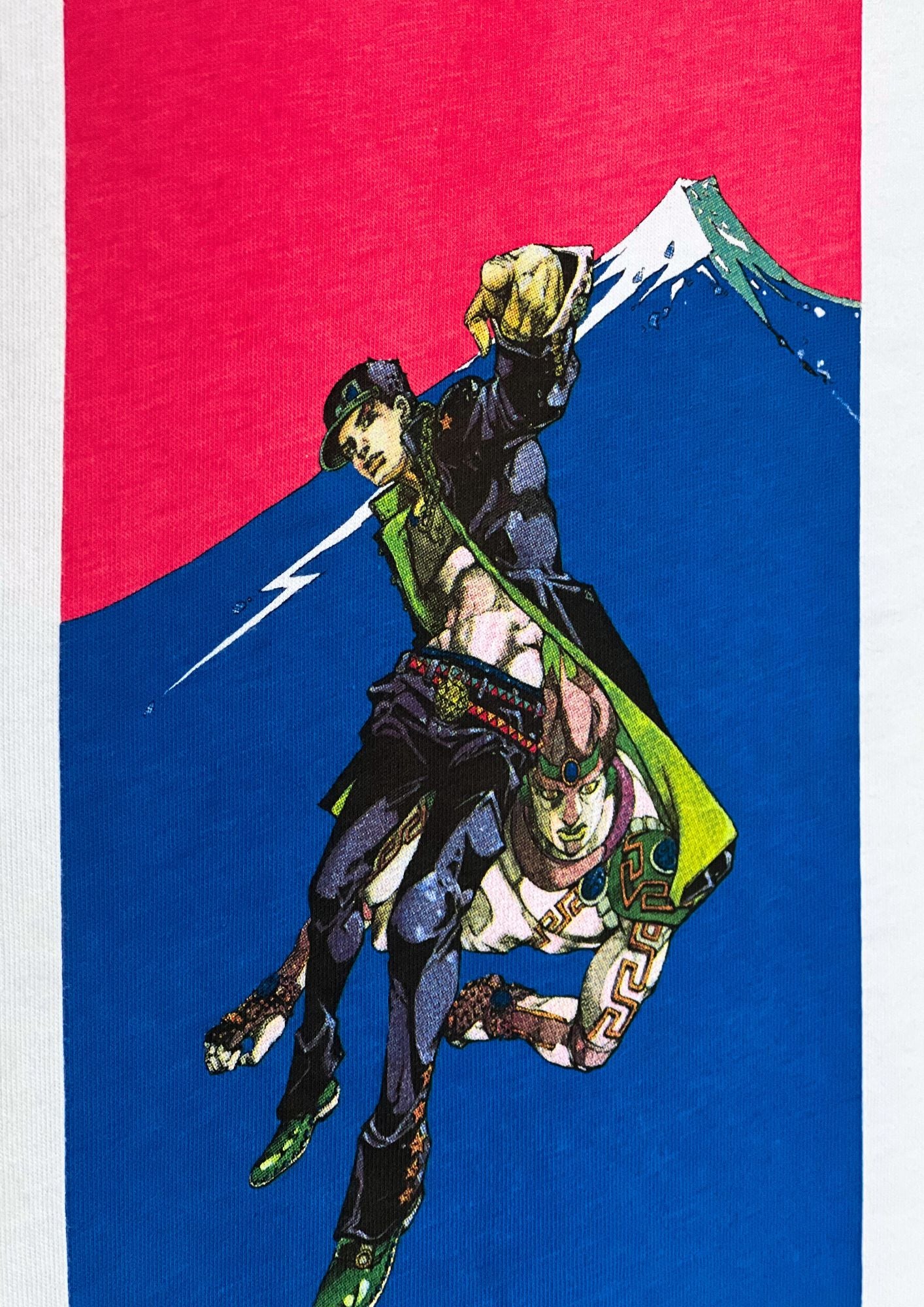 2017 JoJo's Bizarre Adventure x Hirohiko Araki 2017 Exhibition Tokyo Jotaro Mt Fuji T-shirt
