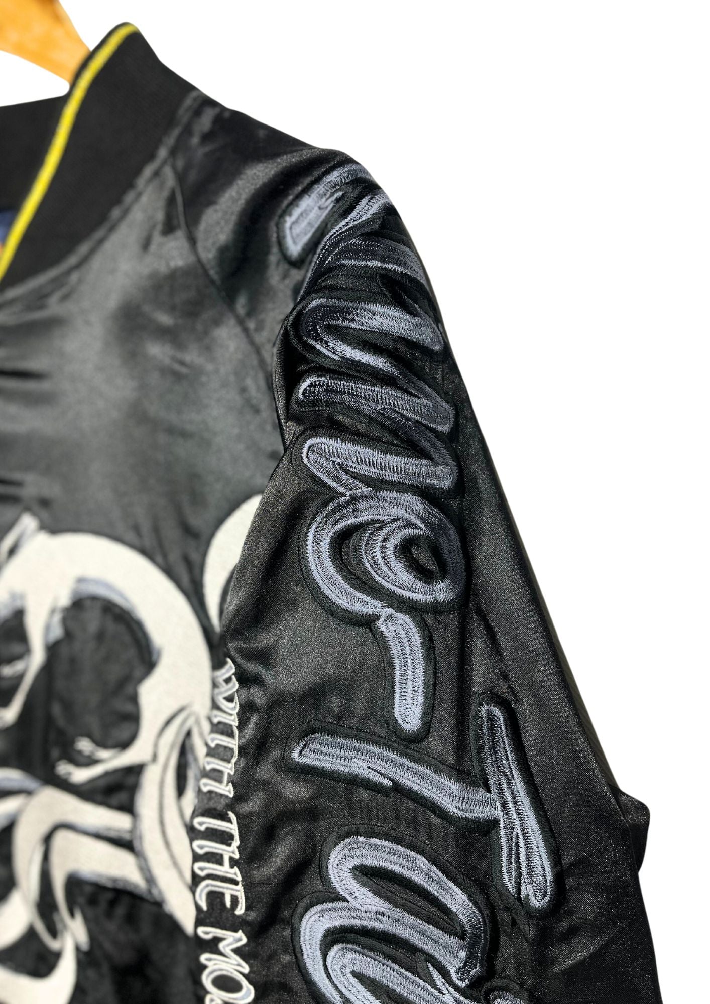 Naruto x Neutral Infinity 'Sasuke and Naruto, Japanese Wind God and Thunder God / Nine-Tailed Fox' Reversible Embroidered Sukajan