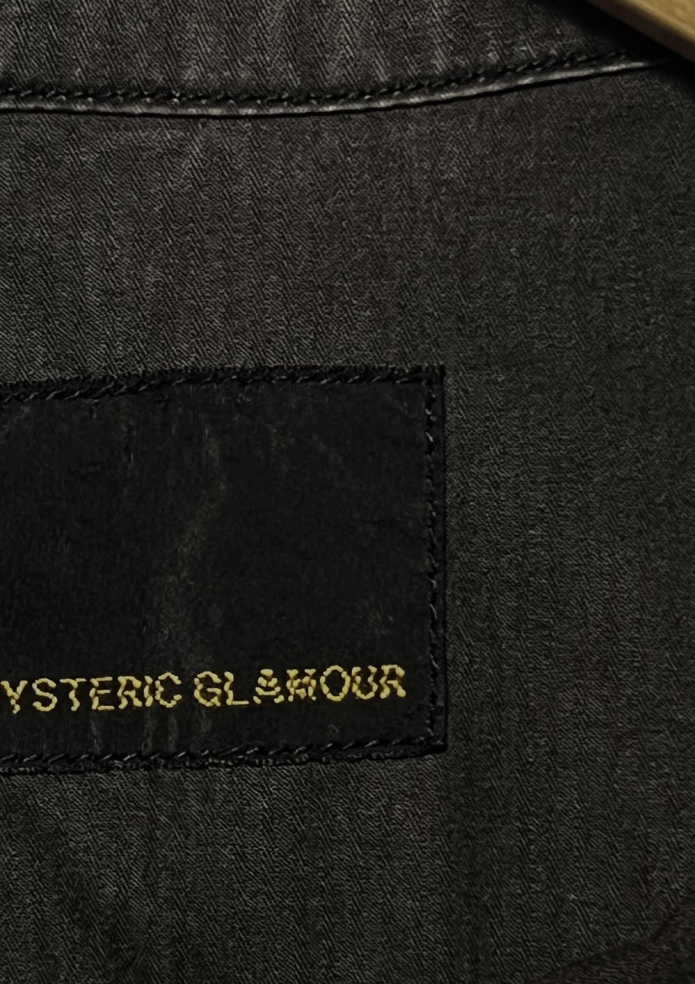 2013 HYSTERIC GLAMOUR 'Hysteric Dream' Patch L/S Button-Up Shirts (S)