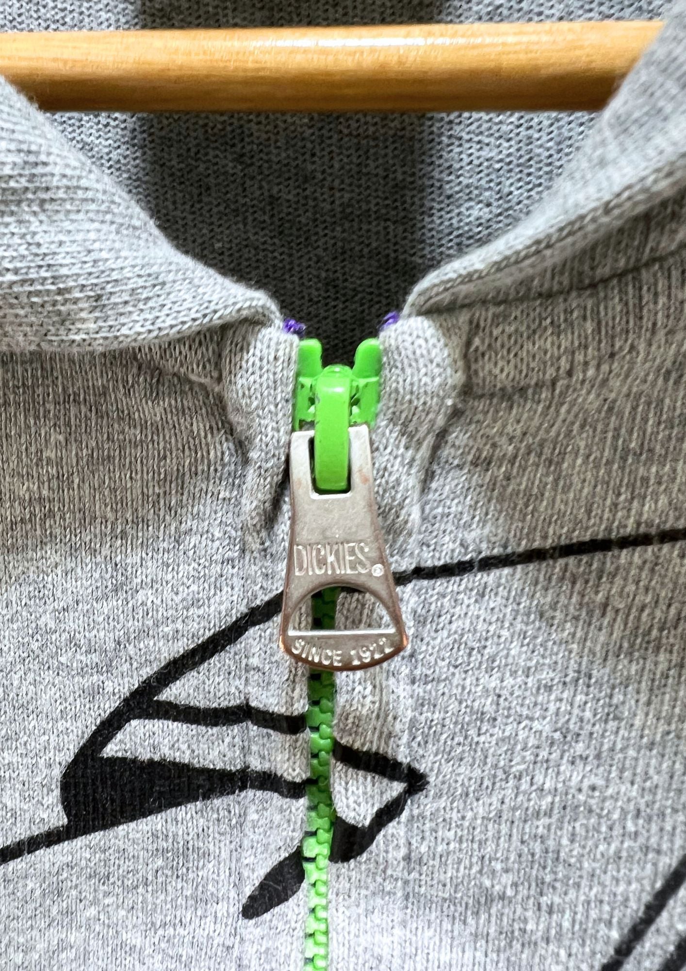 2017 Neon Genesis Evangelion x Dickies 'EVA 01' Zip-Up Hoodie (L)