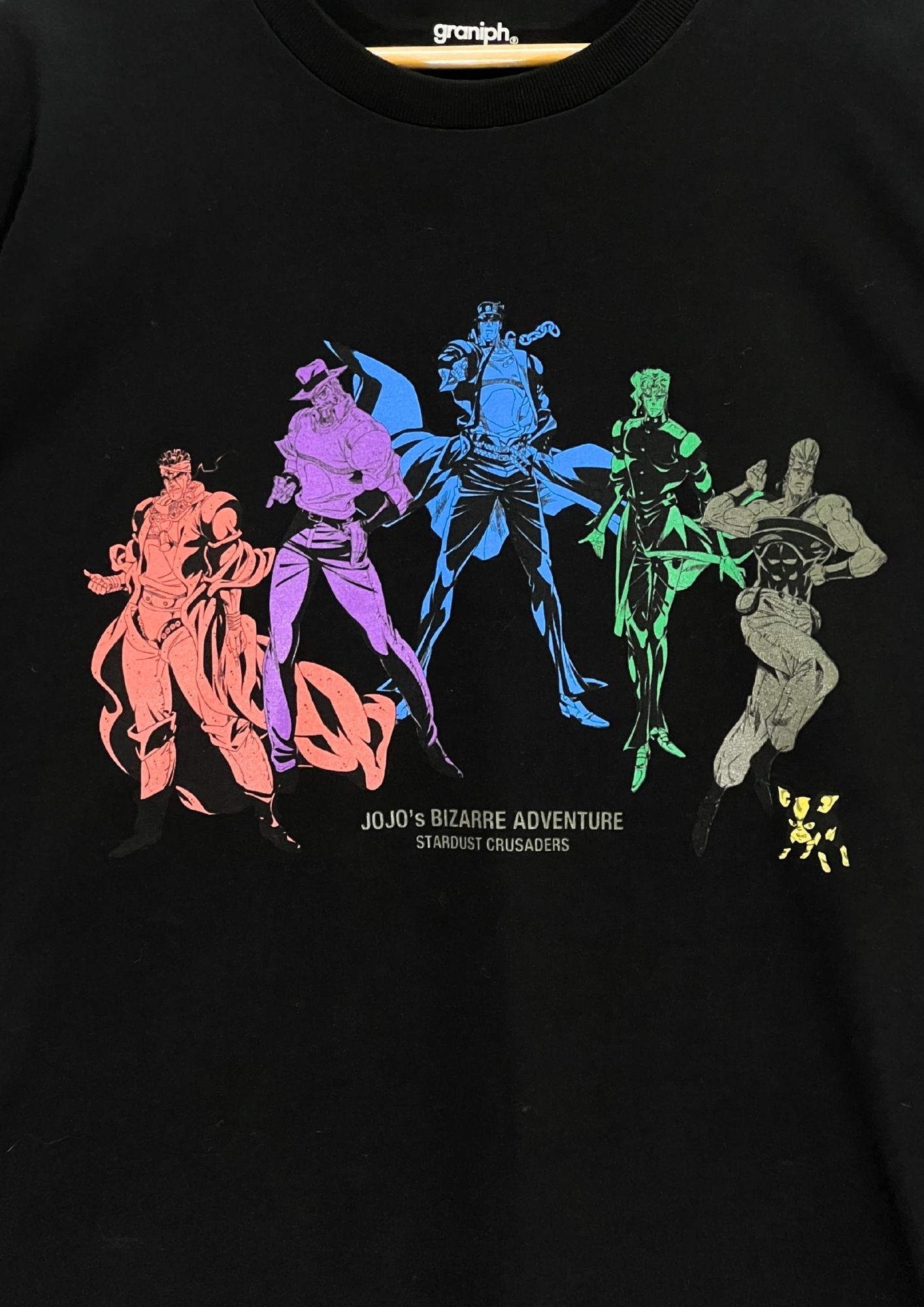 2023 Jojo's Bizarre Adventure Stardust Crusaders x graniph 'Crusaders' T-shirt (L)