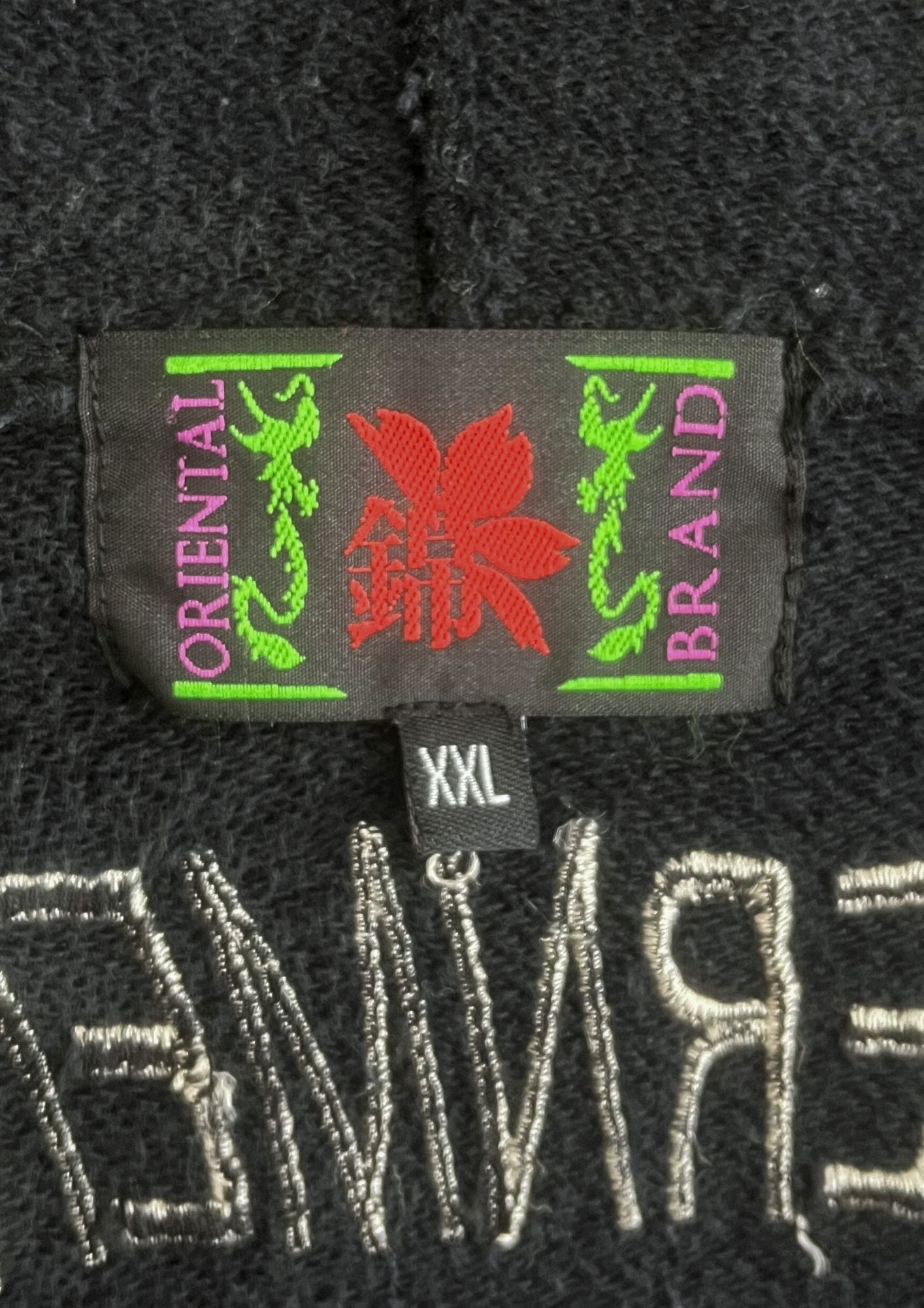 2010s Neon Genesis Evangelion x Nishiki Map of Japan Rei Ayanami Embroidered Hoodie