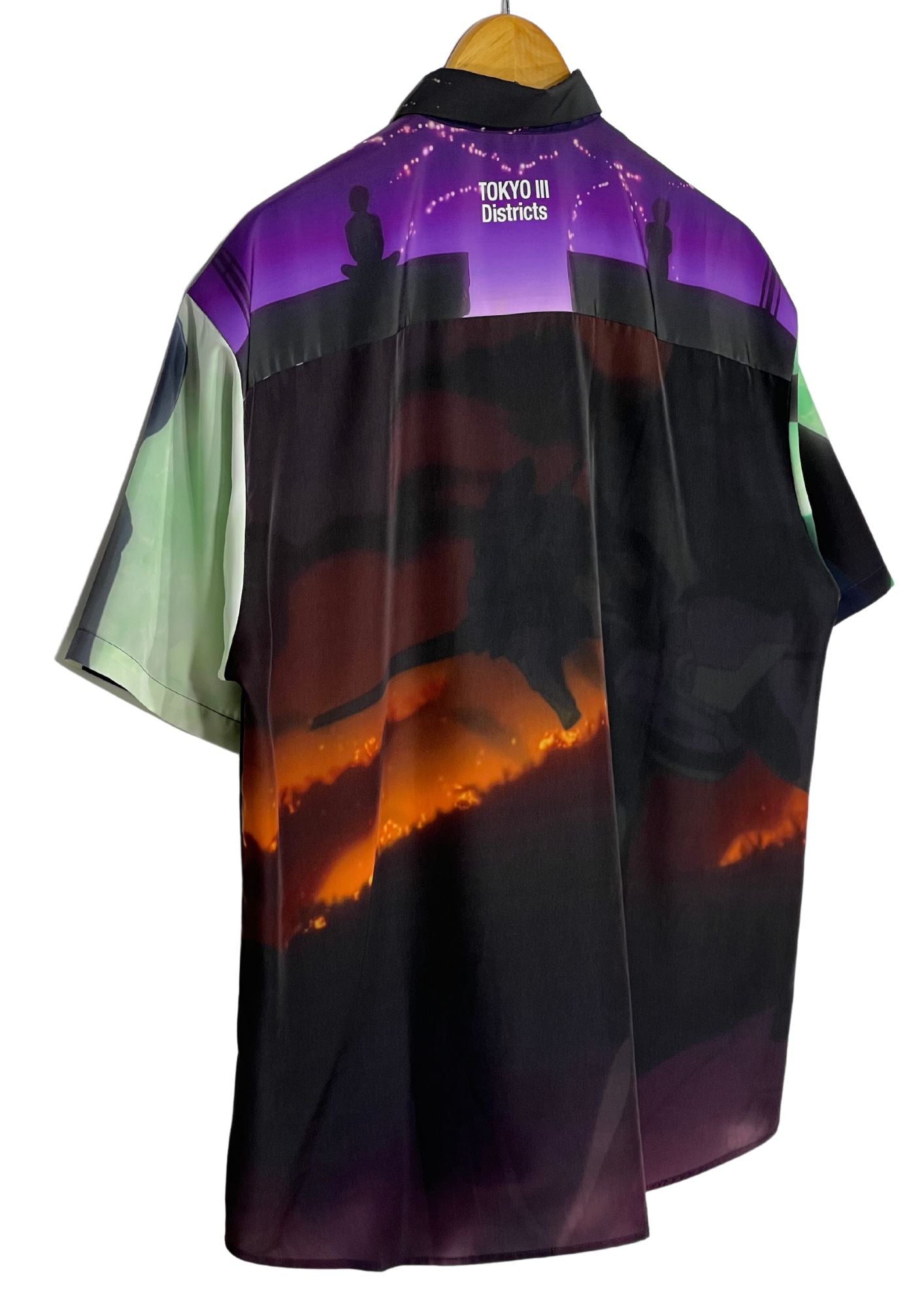 2020 Neon Genesis Evangelion x tk Takeo Kikuchi Tokyo III District Button-Up S/S Shirts