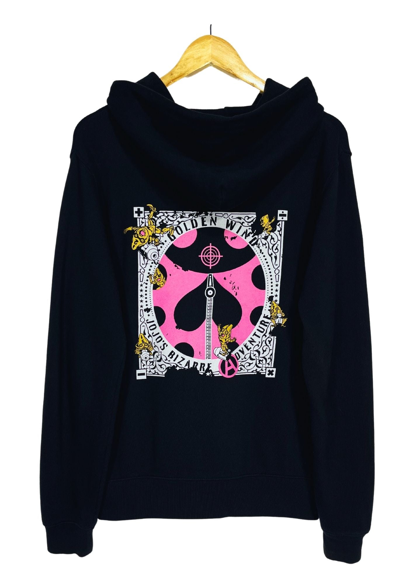 2020 Jojo's Bizarre Adventure x Escape from Jojo's Bizarre Museum Golden Wind Zip-Up Hoodie