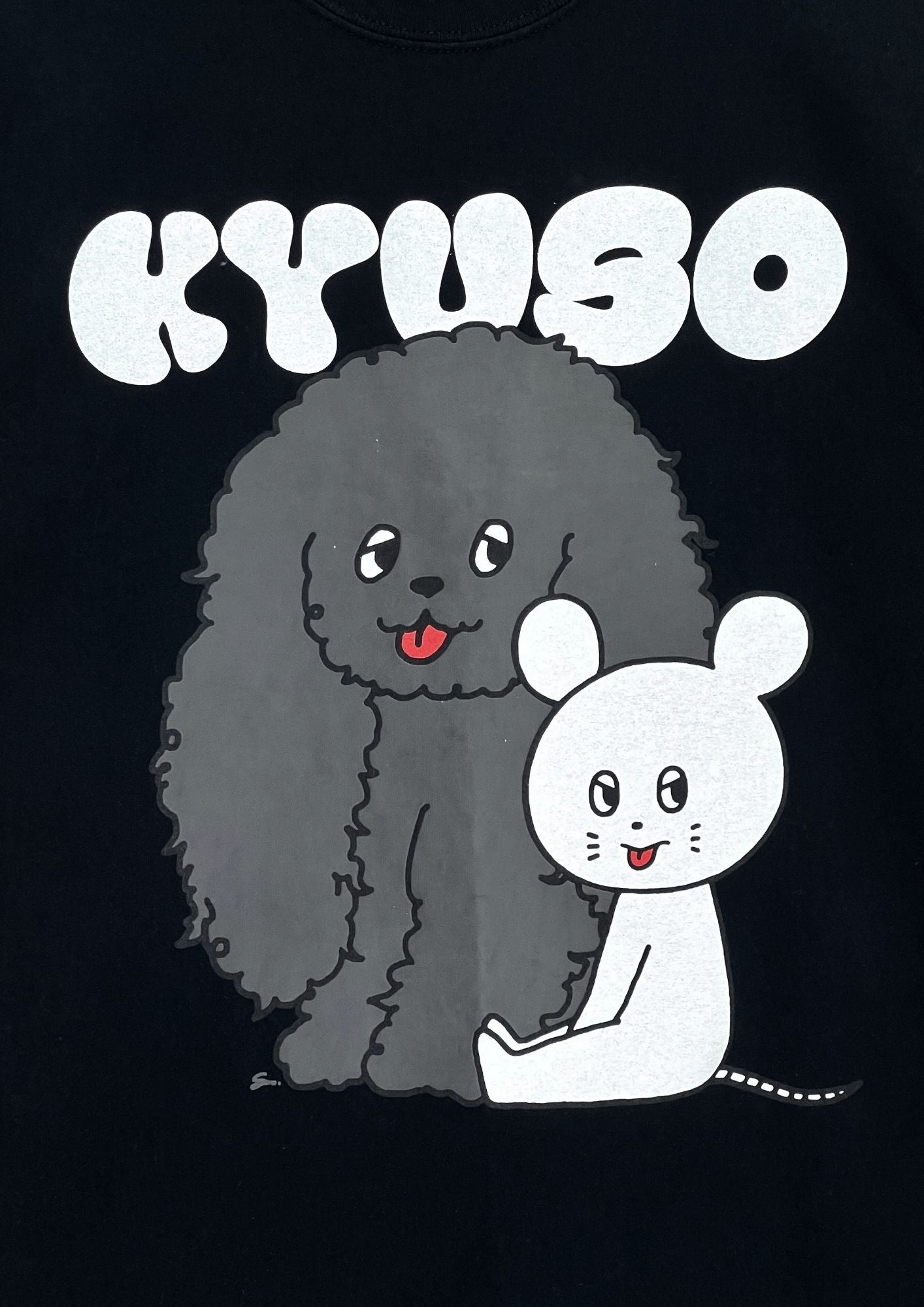 2018 KYUSO NEKOKAMI 'Poodle & Mouse' Japanese Band T-shirt (S)