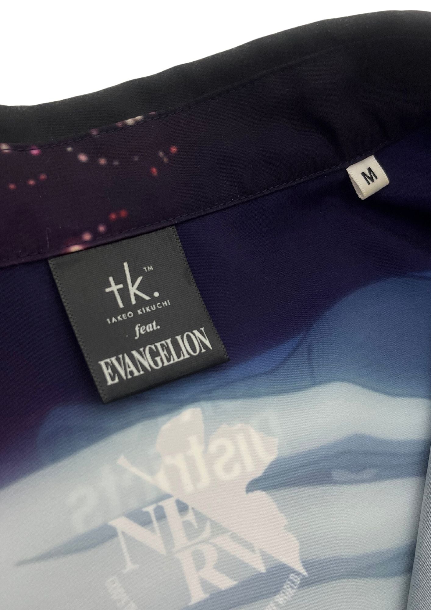2020 Neon Genesis Evangelion x tk Takeo Kikuchi Tokyo III District Button-Up S/S Shirts