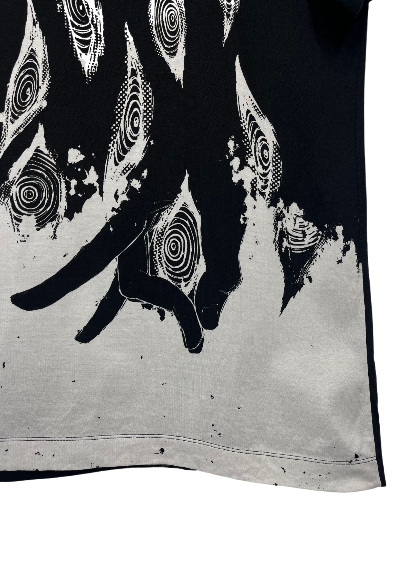 2022 Ground Y Yohji Yamamoto x Chainsaw Man Fox Devil Eyes Big T-shirt
