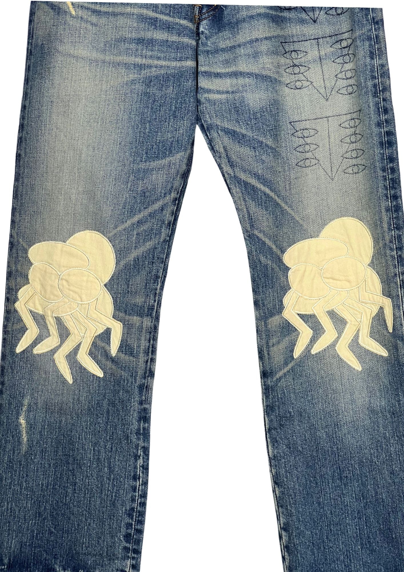 2007 Neon Genesis Evangelion x COSPA Lilith Denim Jeans