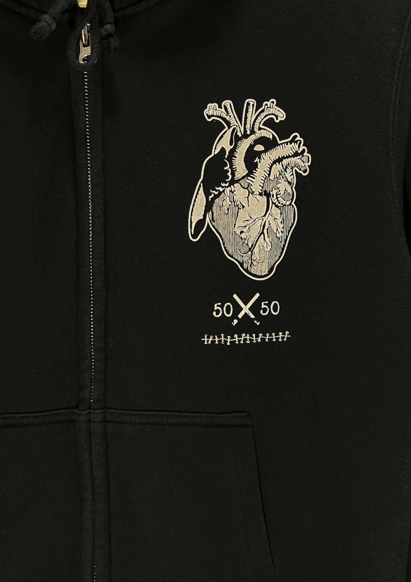 2010s Dorohedoro x MHz 'Half n Half Wizard' Zip-Up Hoodie (S)