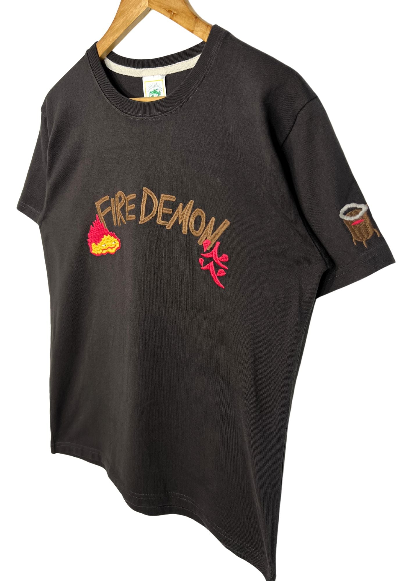 2019 Howl's Moving Castle x GBL Calcifer Embroidered T-shirt