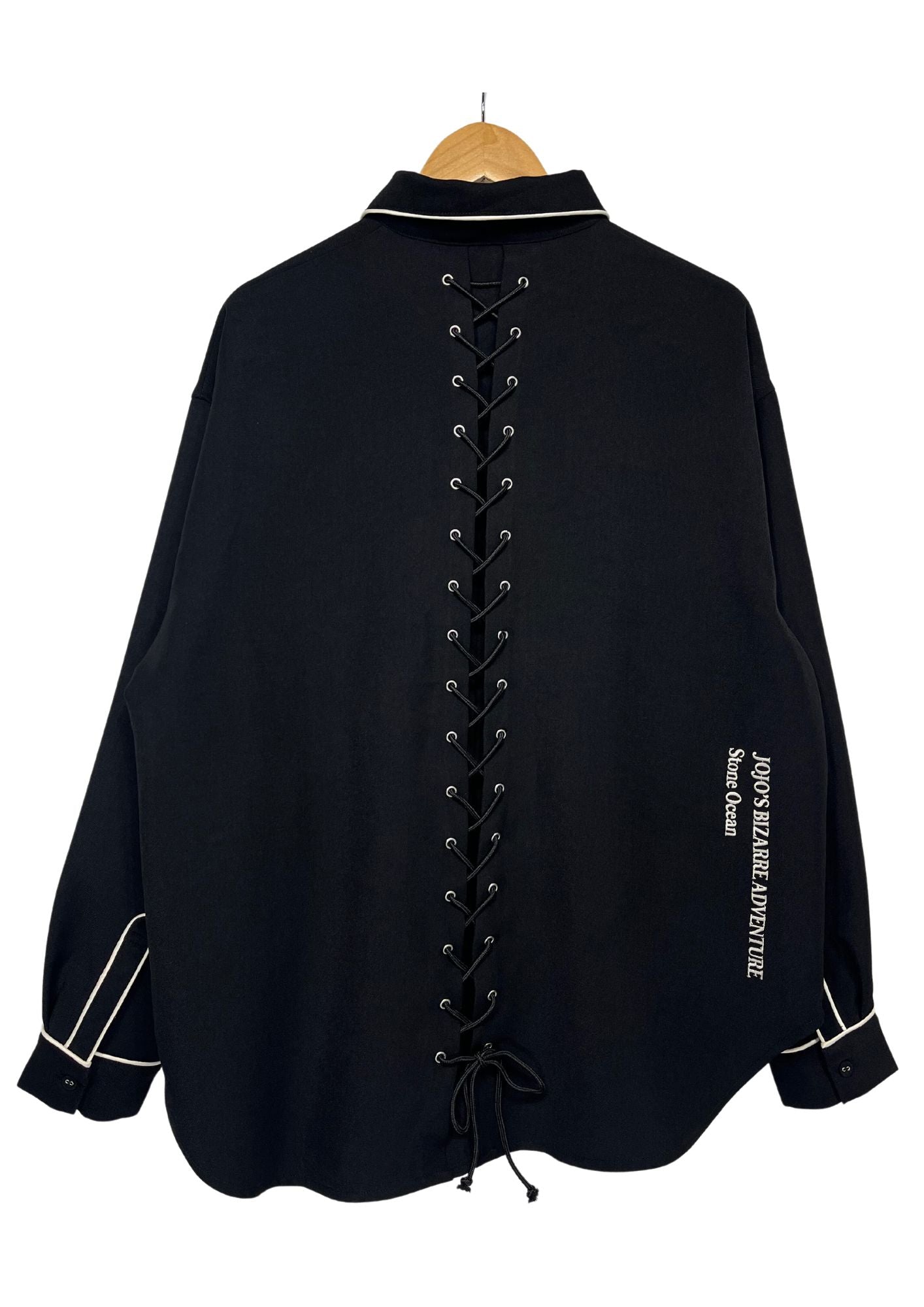 Jojo's Bizarre Adventure x Jouetie Stone Ocean Back Lace-Up Long Sleeve Shirt