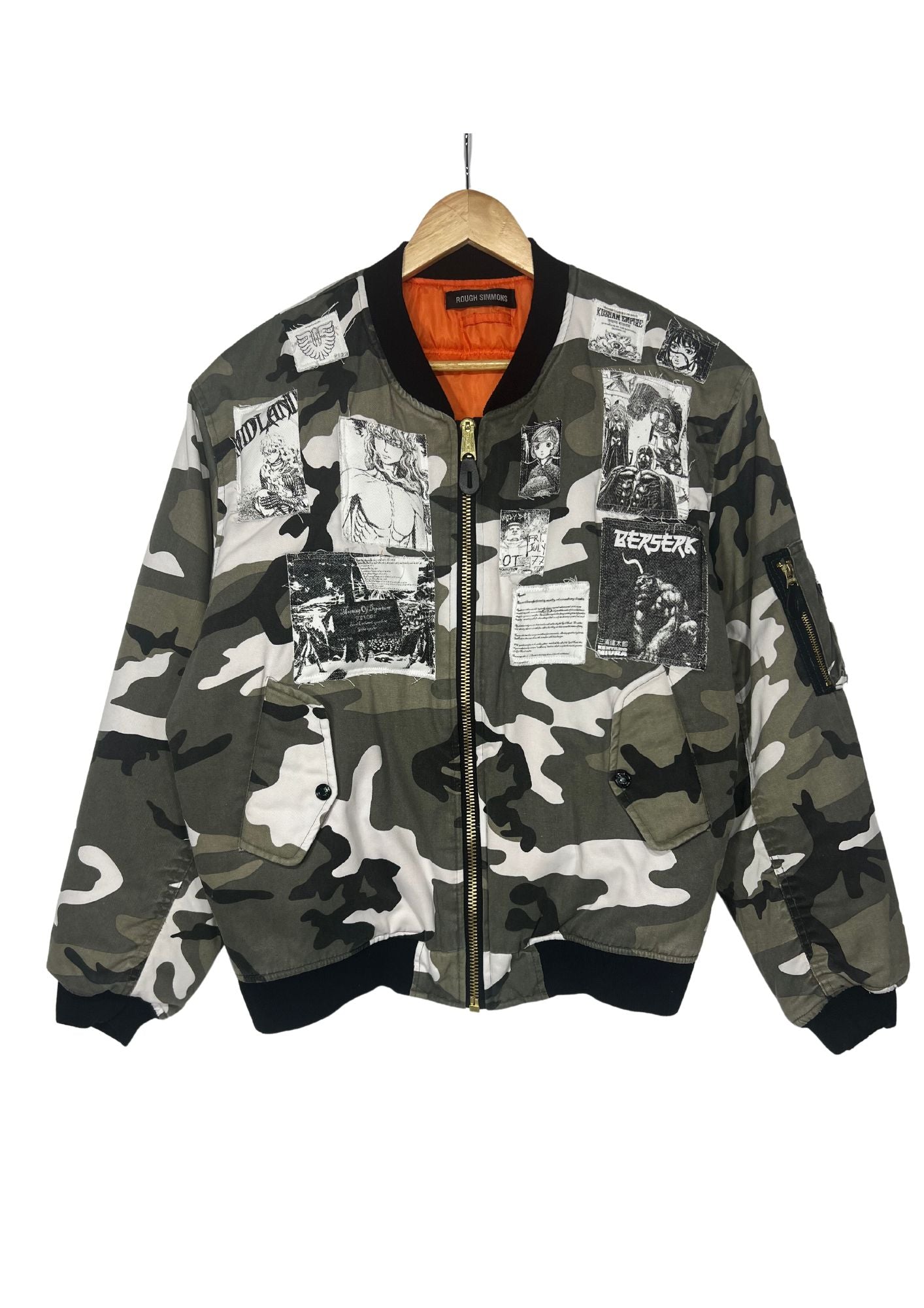 Rough Simmons x Berserk The Swordsman Patched Bomber Jacket