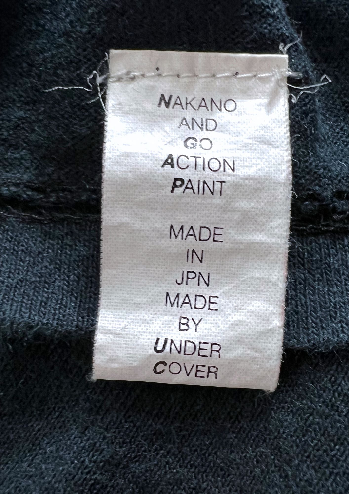 90s UNDERCOVER JUN TAKAHASHI NGAP Graffiti Logo T-shirt