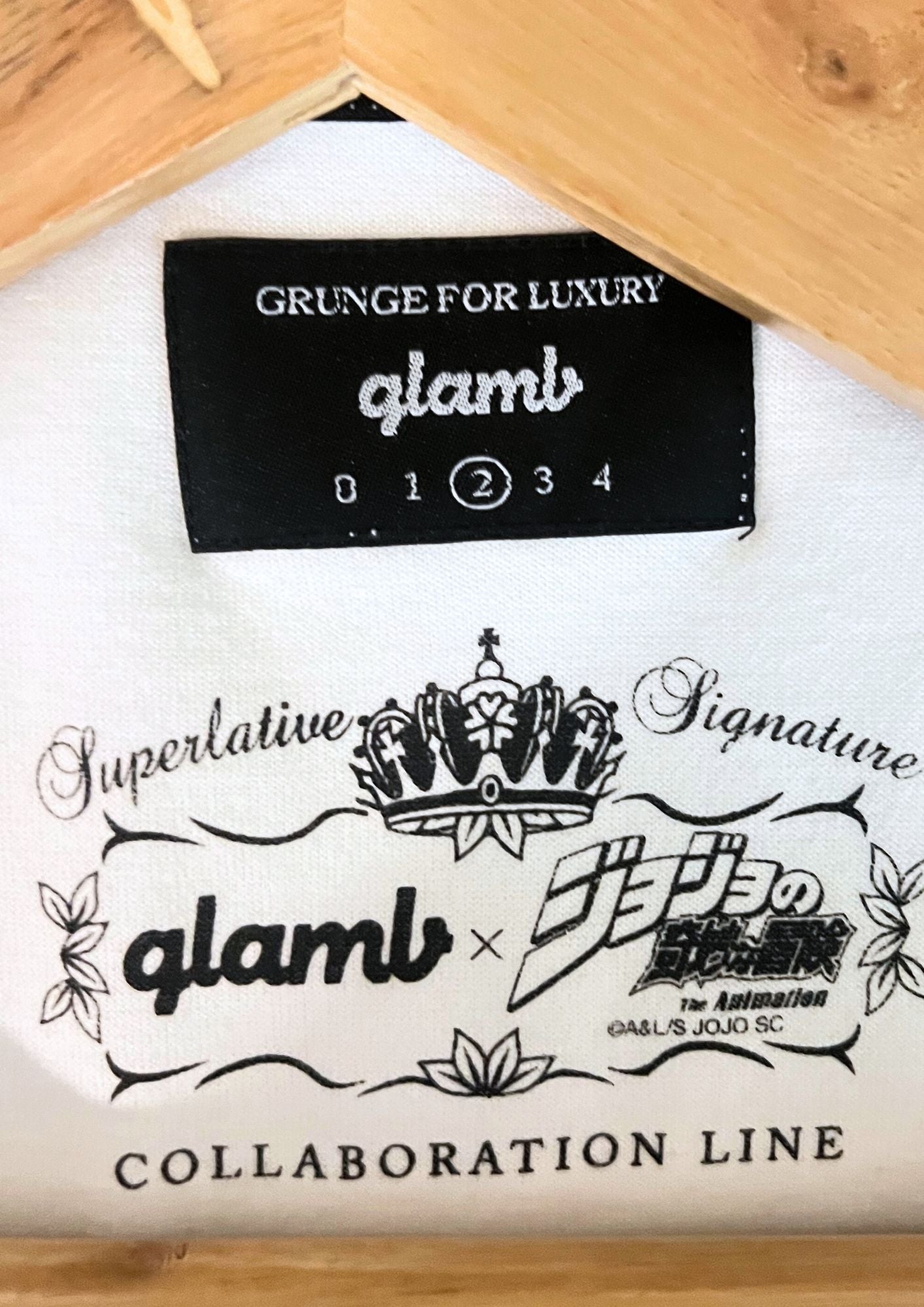 2018 Jojo's Bizarre Adventure x GLAMB 'Jotaro' T-shirt (M)