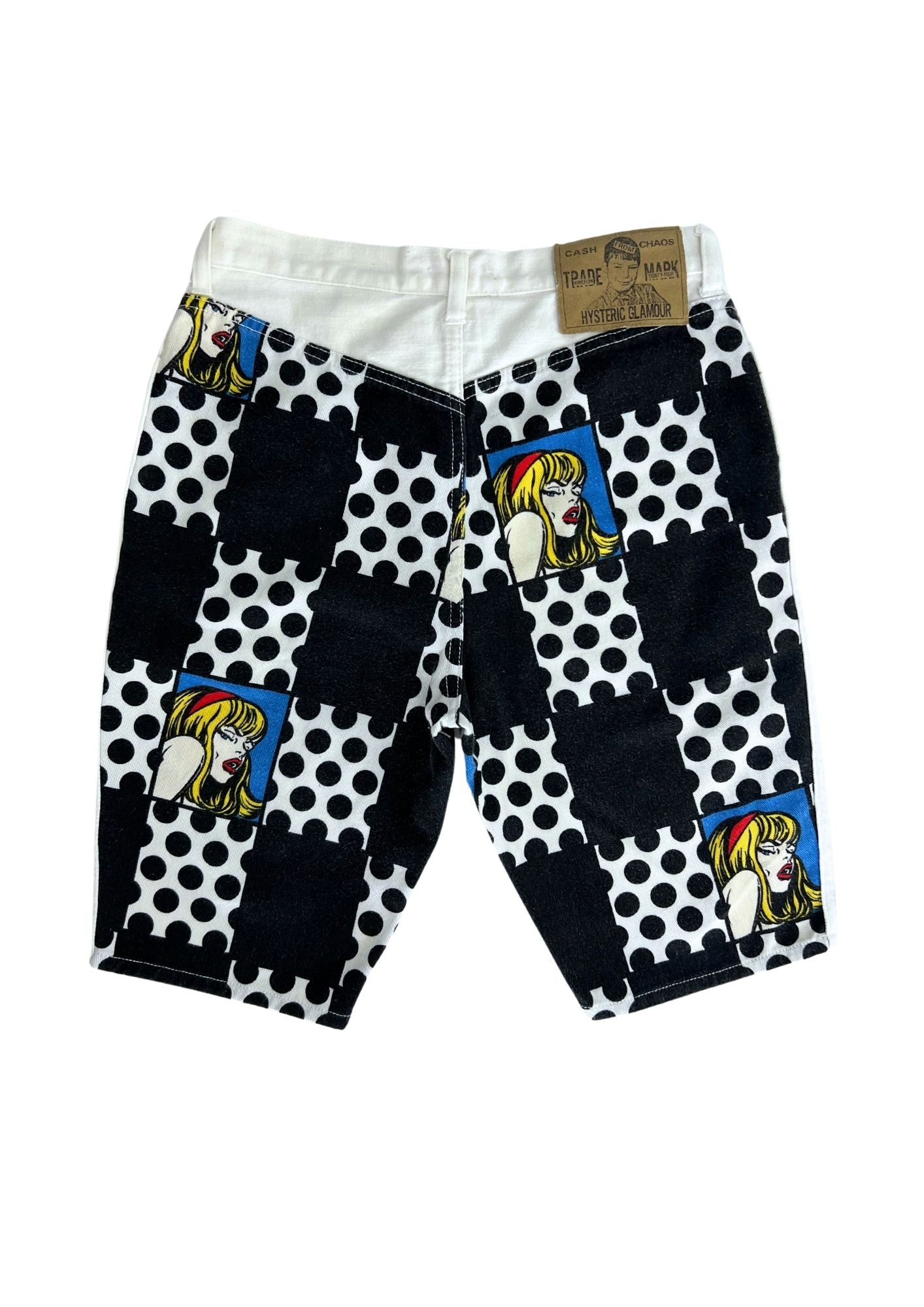 2000s Vintage HYSTERIC GLAMOUR 'Comic PopArt' Shorts