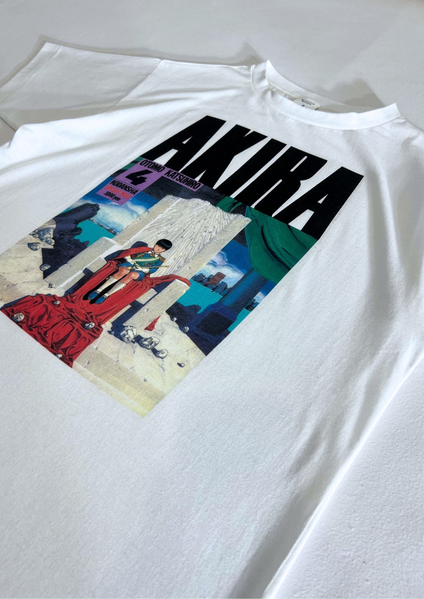 1987 Vintage Official AKIRA x Atelier Morita Vol. 4 Manga Cover 750 Limited Quantity Lottery T-shirt / 1995 Akira Club 1st Printing Japanese Version
