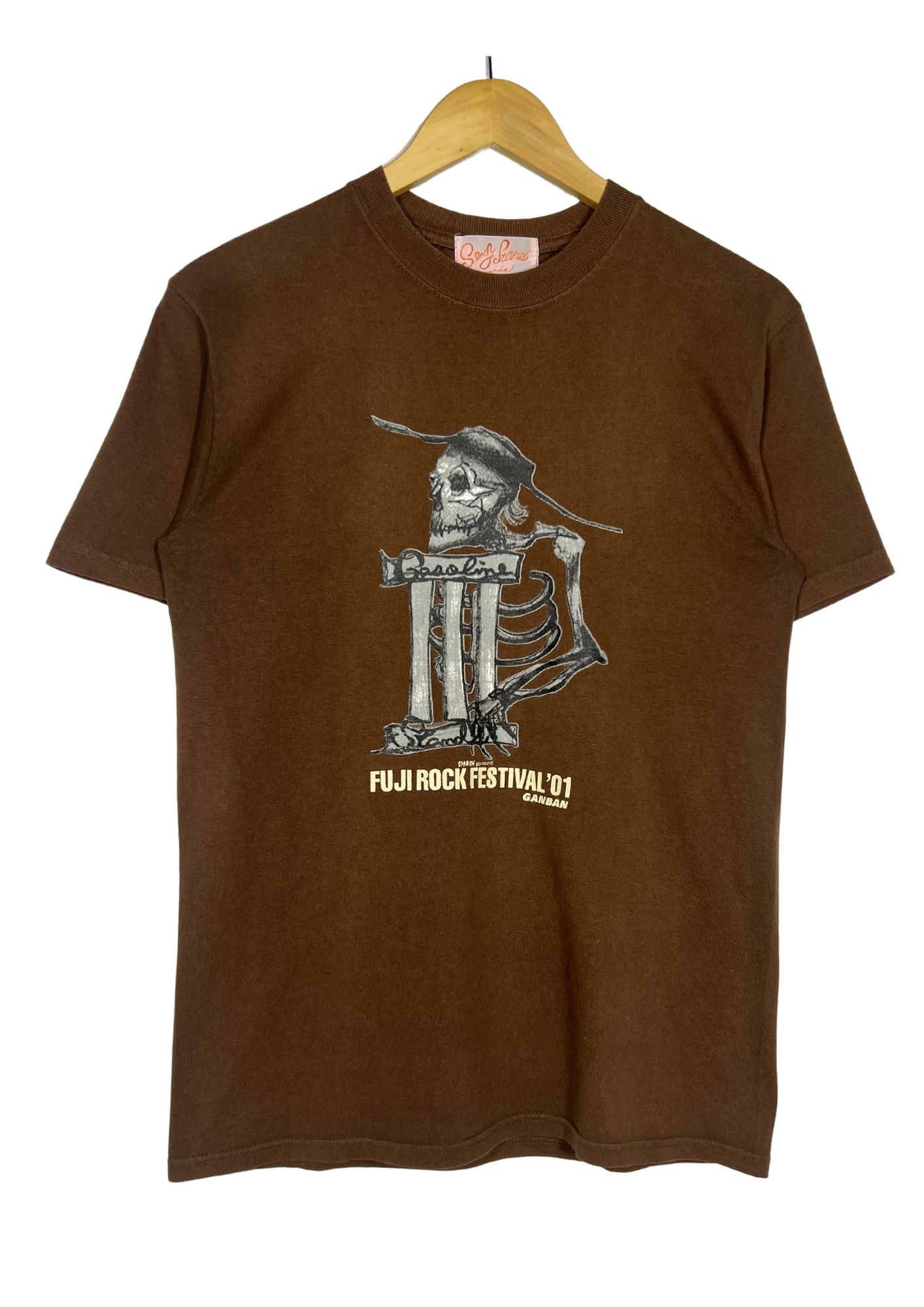 2001 Japanese Band SHERBETS Fuji Rock Festival 01 'Gasoline' T-shirt