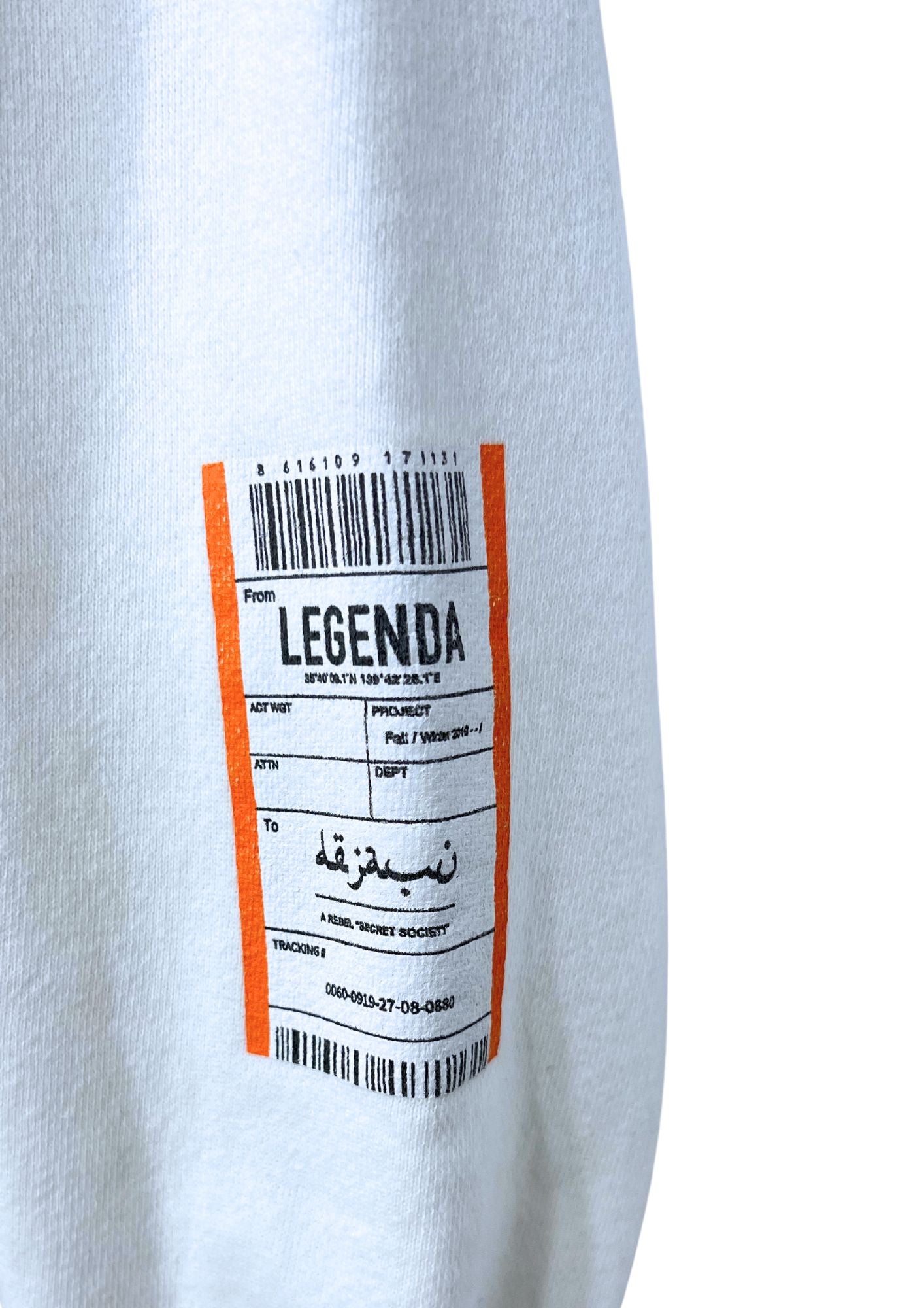 2019 Neon Genesis Evangelion x LEGENDA Rei Ayanami Hoodie