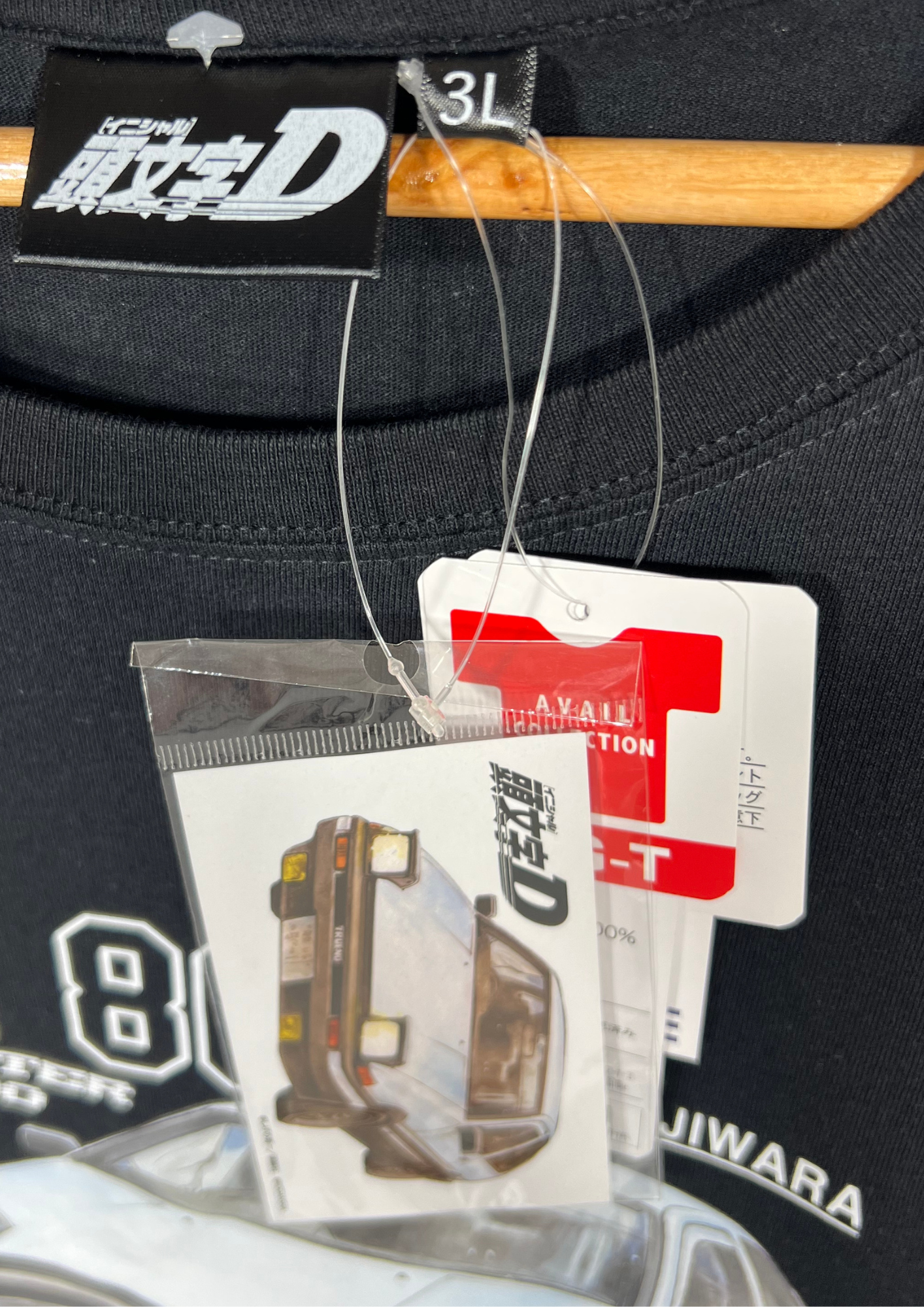 Initial D x AVAIL AE 86 T-shirt