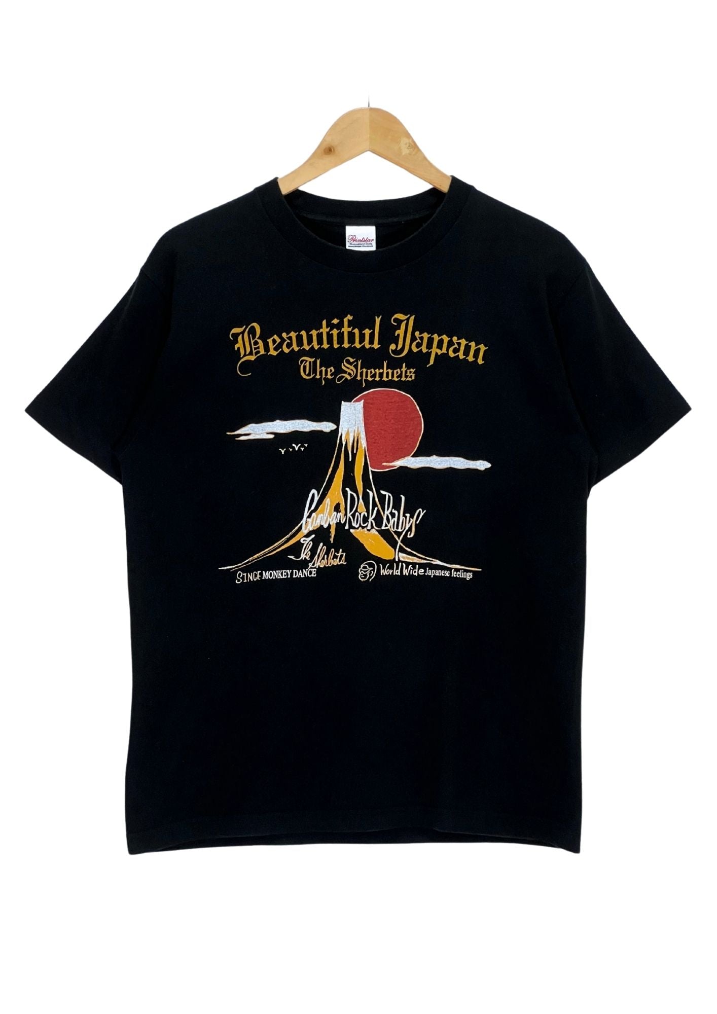 2008 THE SHERBETS Fuji Rock Festival '08 Japanese Band T-shirt (M-S)