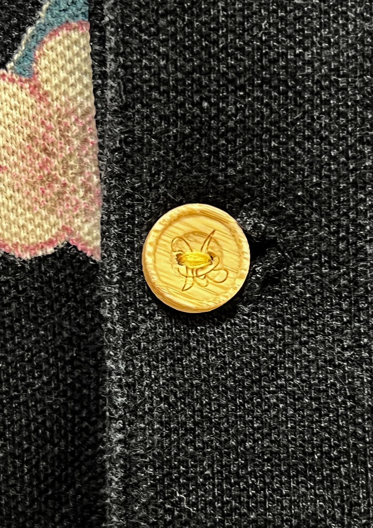 2000s CROPPED HEADS 'Sakura & Geisha' Japanese Art Polo T-Shirt (M)