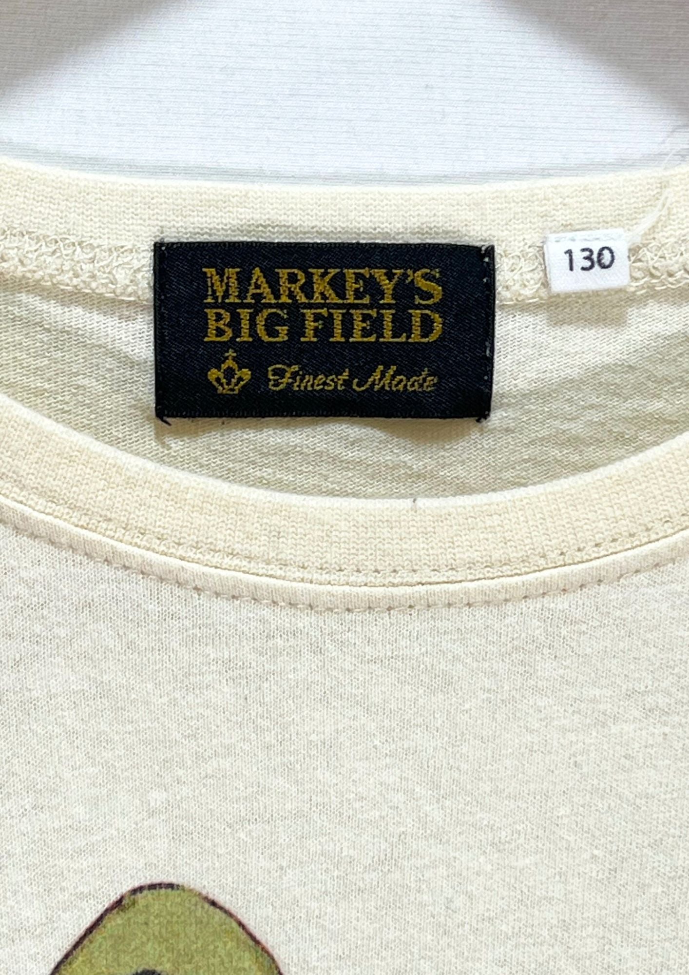 2010s Taiyou Matsumoto 'Tekkonkinkreet' x MARKLY'S BIG FIELD 'Love & Peace' Baby Tee (Ladies M)