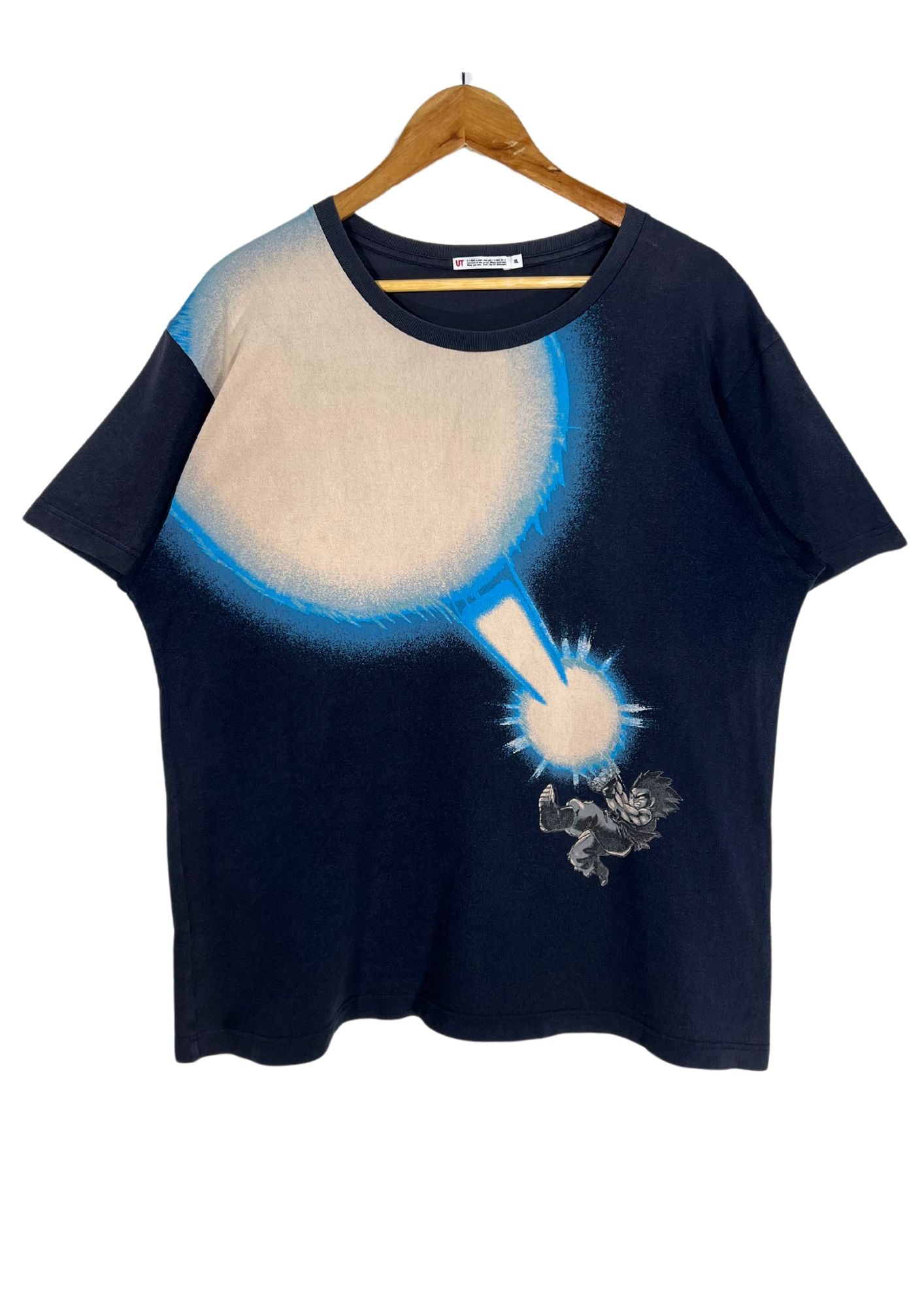 2010s Dragon Ball Z x UT 'Goku Kamehameha' Big Print T-shirt (L)